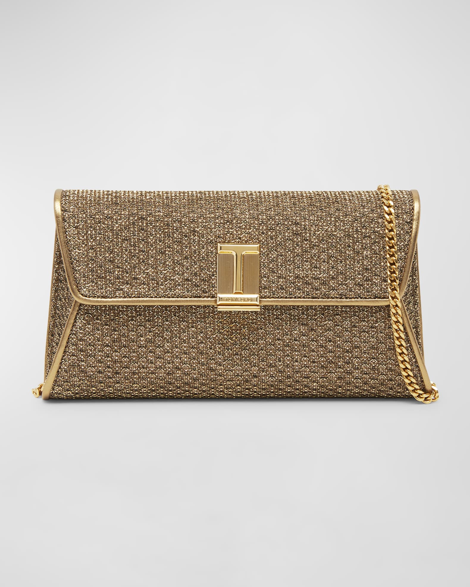 Nobile Clutch in Textured Fabric 0