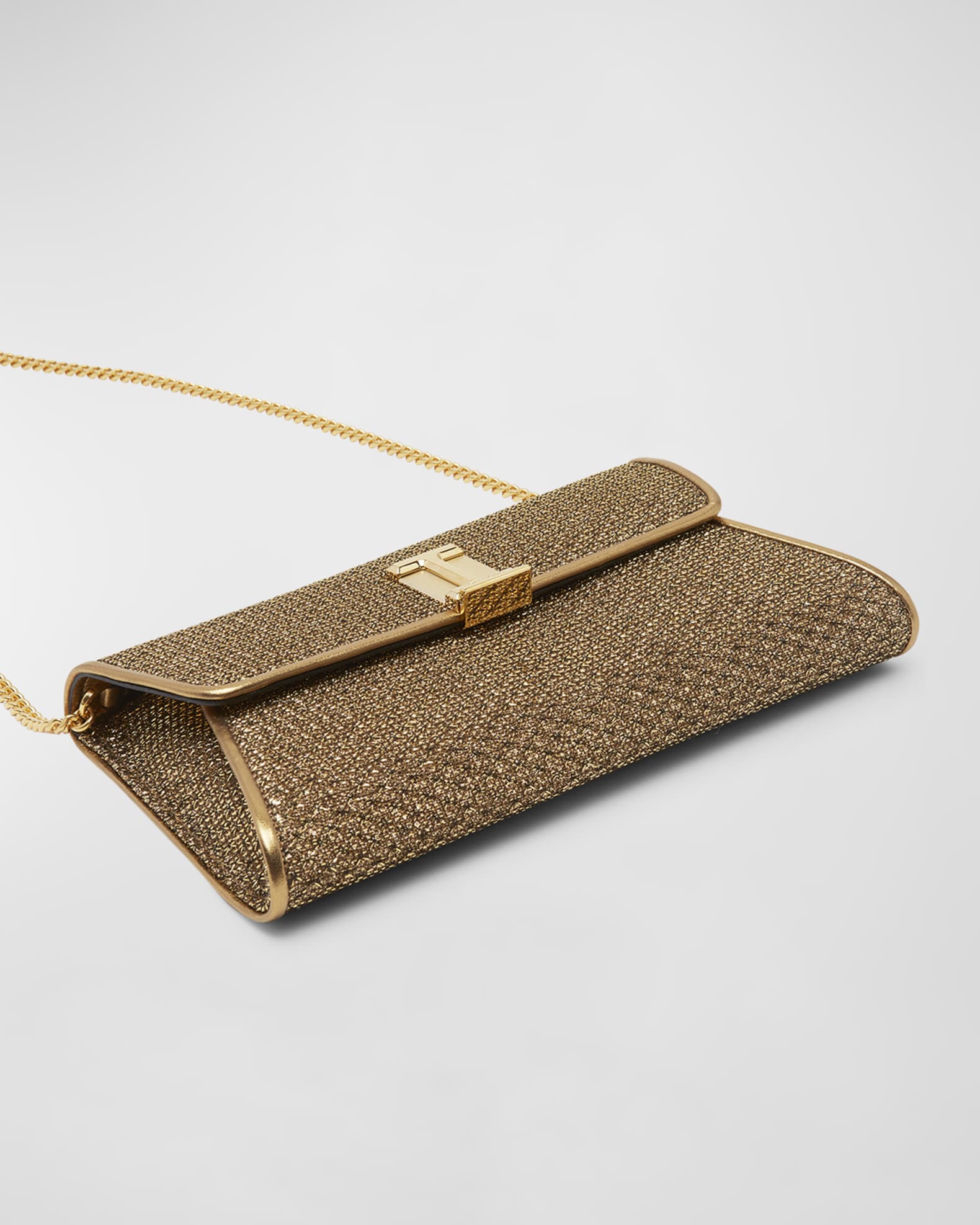 Nobile Clutch in Textured Fabric 1