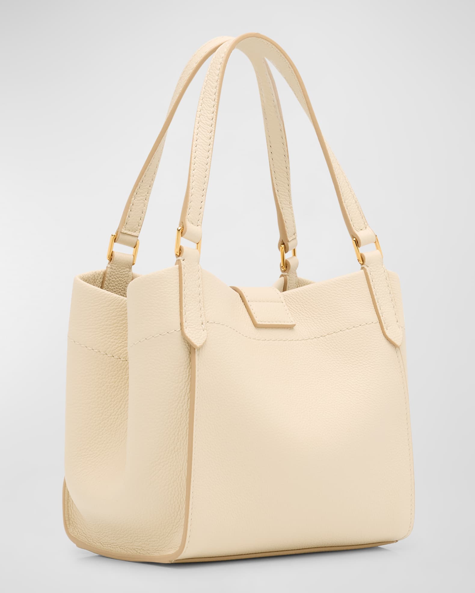 Tom Ford Tara スモール グレインレザー トートバッグ TOM FORD Tara Small Tote in Grained Leather | Neiman Marcus