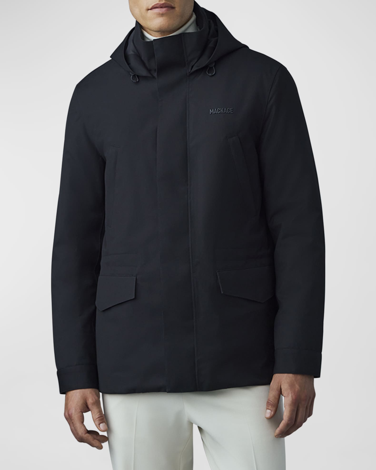 Mackage Men s Morris City Down Twill Parka Jacket Neiman Marcus