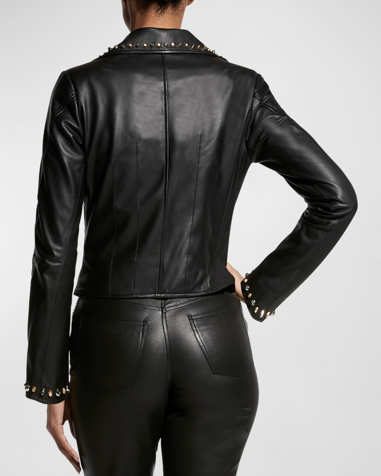 AS by DF Stevie Upcycled Leather Jacket | Neiman Marcus