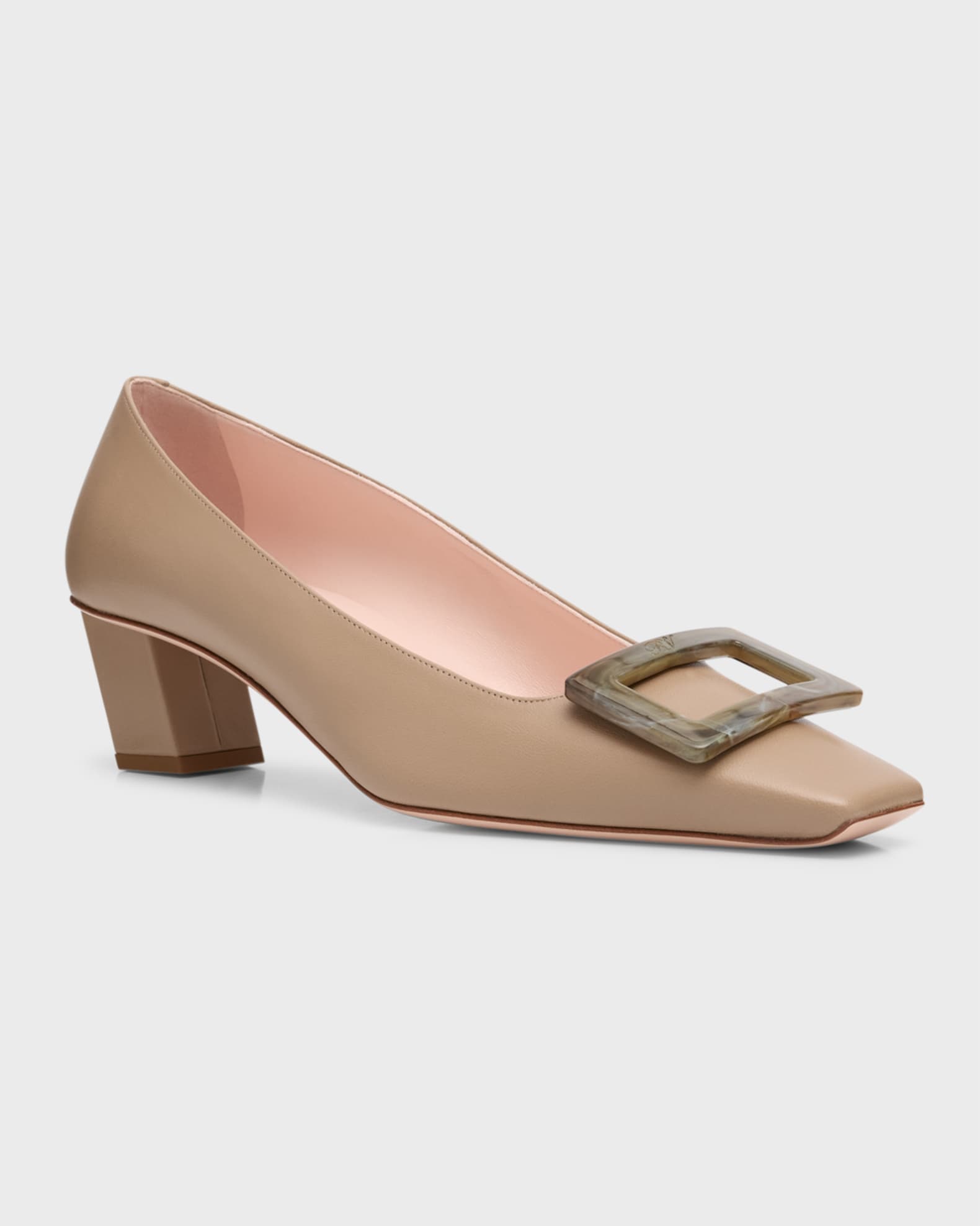 パンプス Roger Vivier Roger Vivier Belle Vivier 25 Pumps Roger Vivier Belle Vivier Leather Buckle Pumps | Neiman Marcus