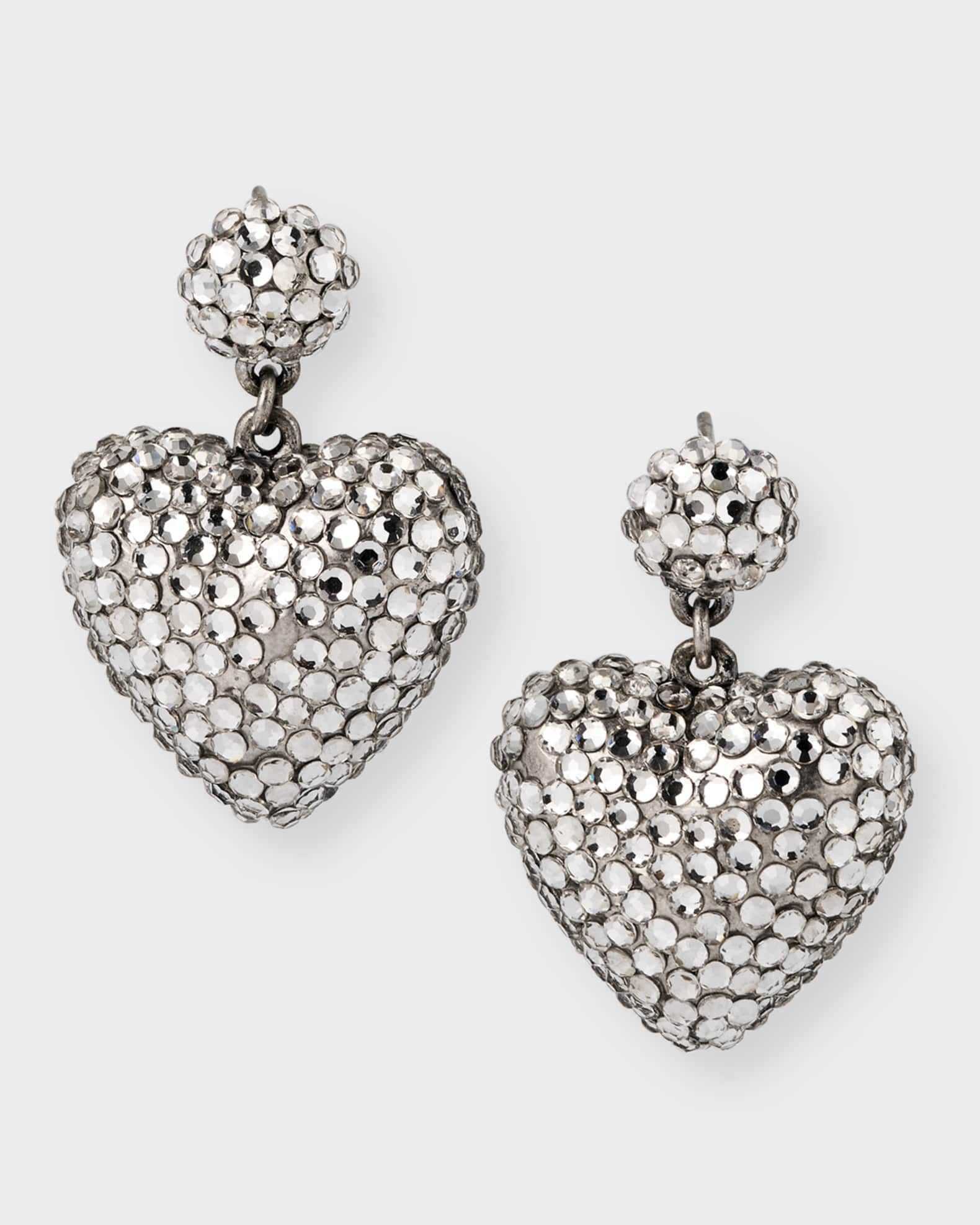 Roxanne Assoulin Heart and Soul Crystal Earrings