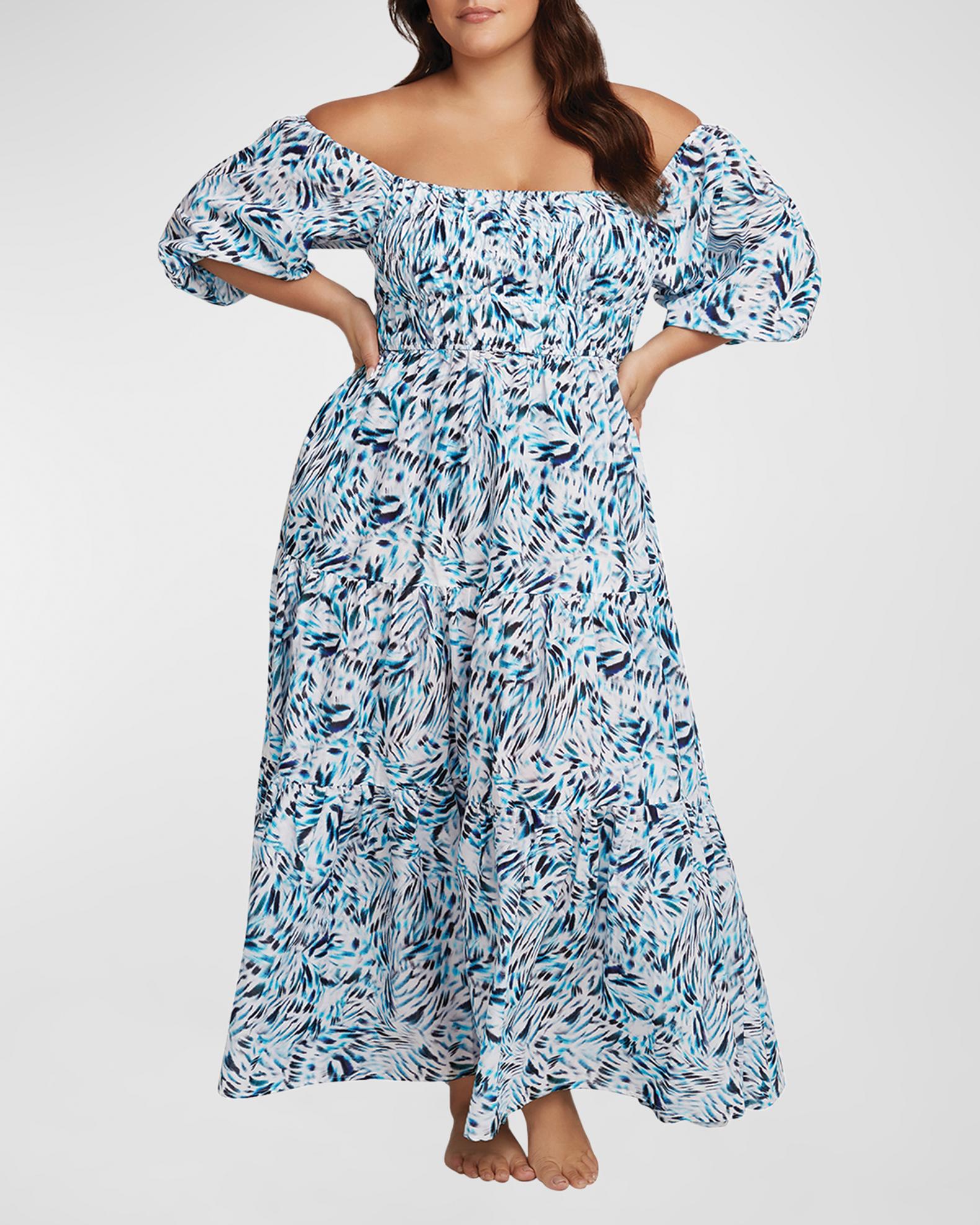 Artesands Plus Size Ze Blu Handel Maxi Dress | Neiman Marcus