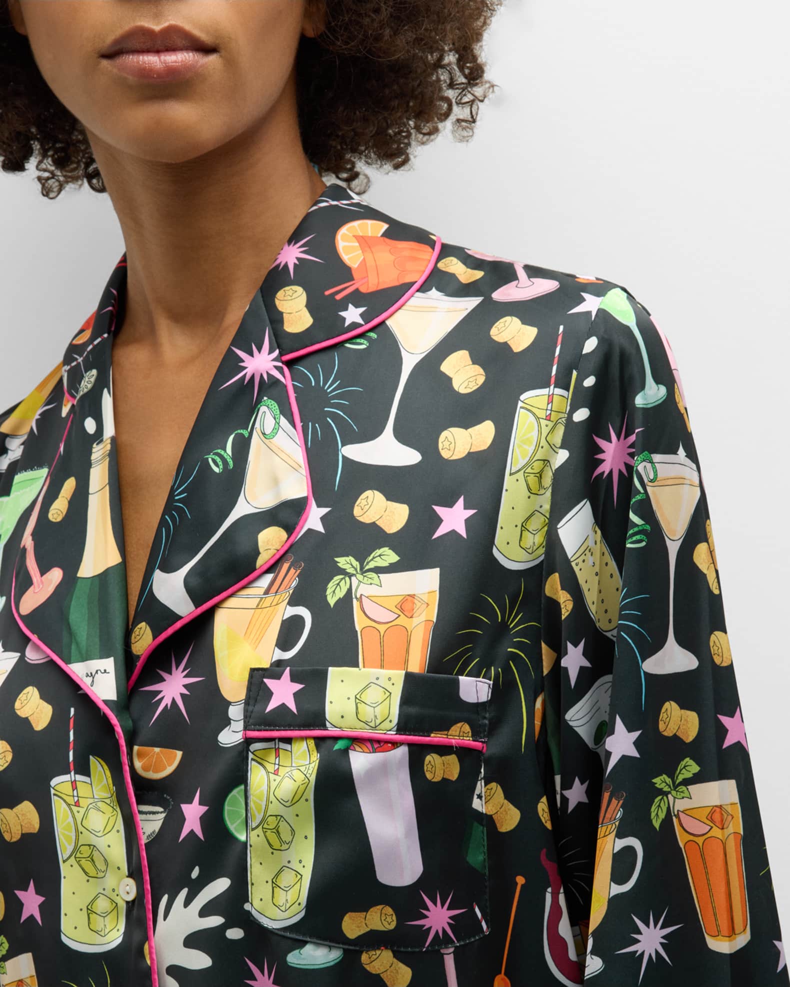 Cocktail pajama set best sale