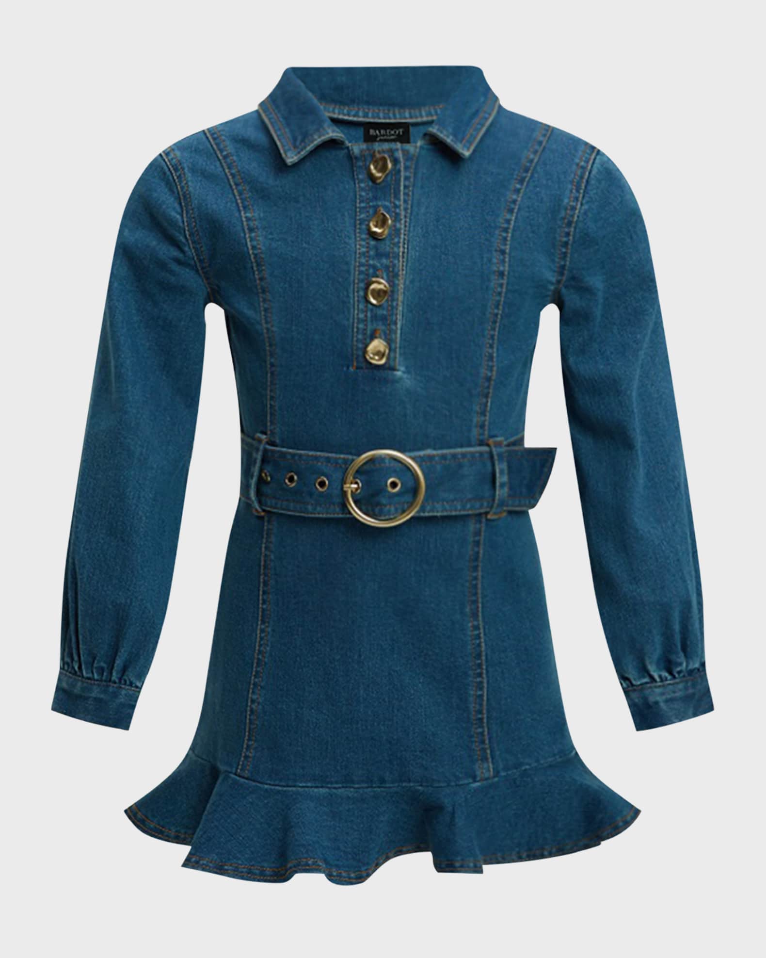 Ladies denim dress 2025 size 14