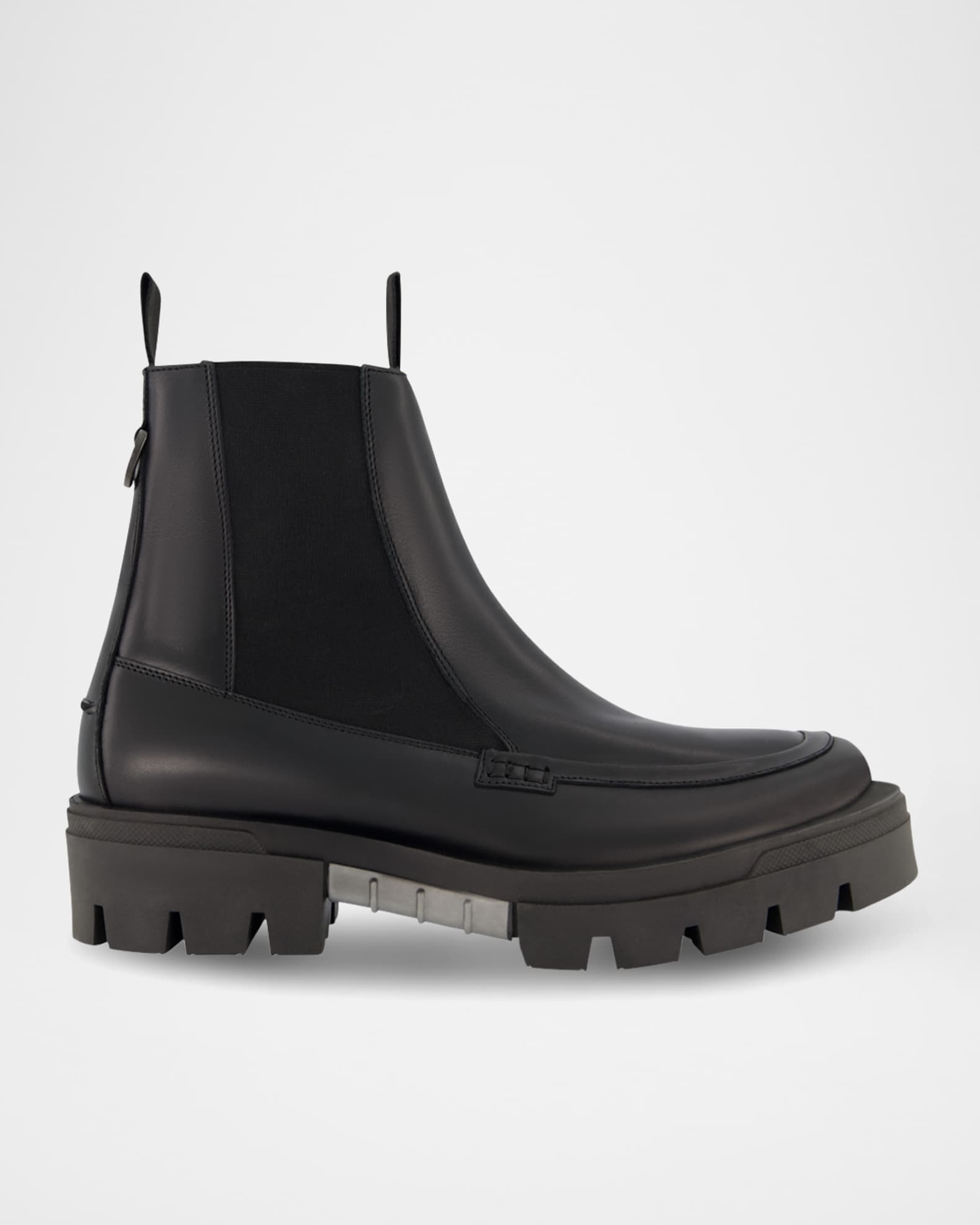 Karl Lagerfeld Paris Men's Leather Apron Toe Chelsea Boots