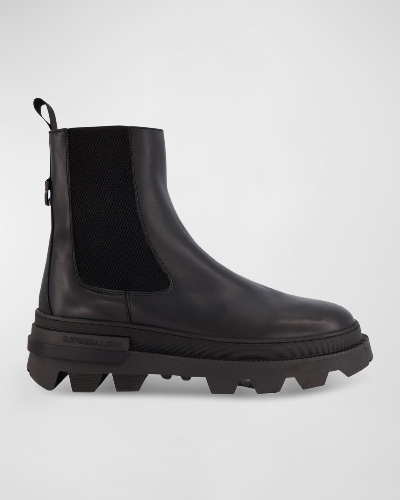 Karl Lagerfeld Paris Men s Leather Lug Sole Chelsea Boots Neiman Marcus
