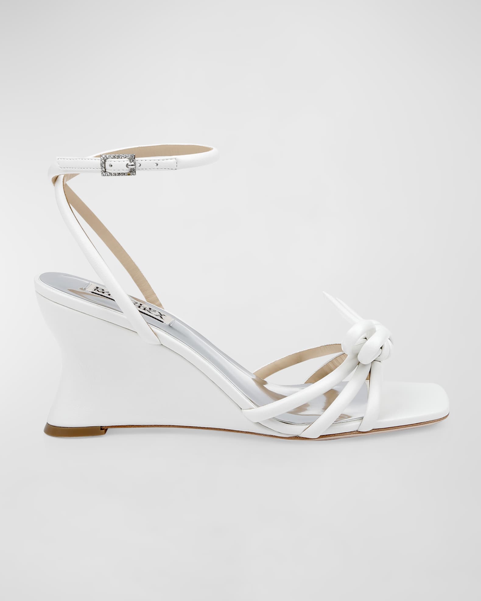 saint laurent luna ankle wrap embellished leather sandals