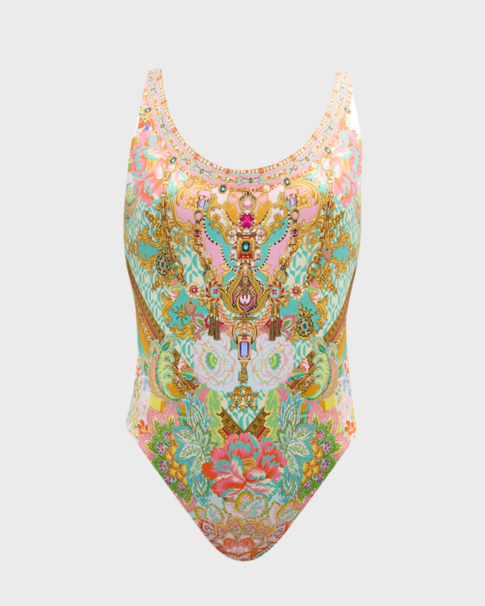 PALM ANGELS - ONE PIECE RIBBED FABRIC SWIMSUIT - Eleonora Bonucci