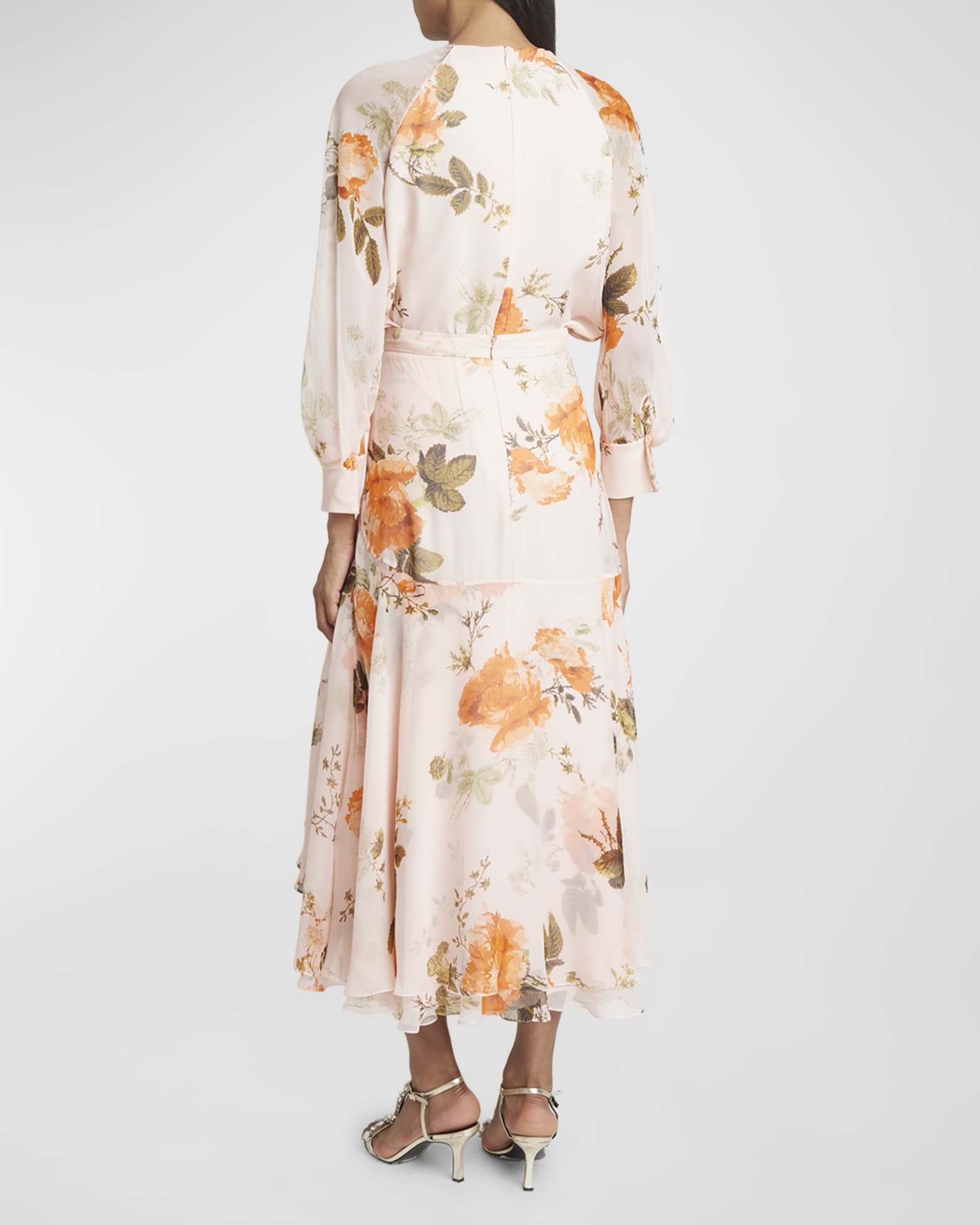 Recent Erdem Custom Fabric Silk Watercolor Dress