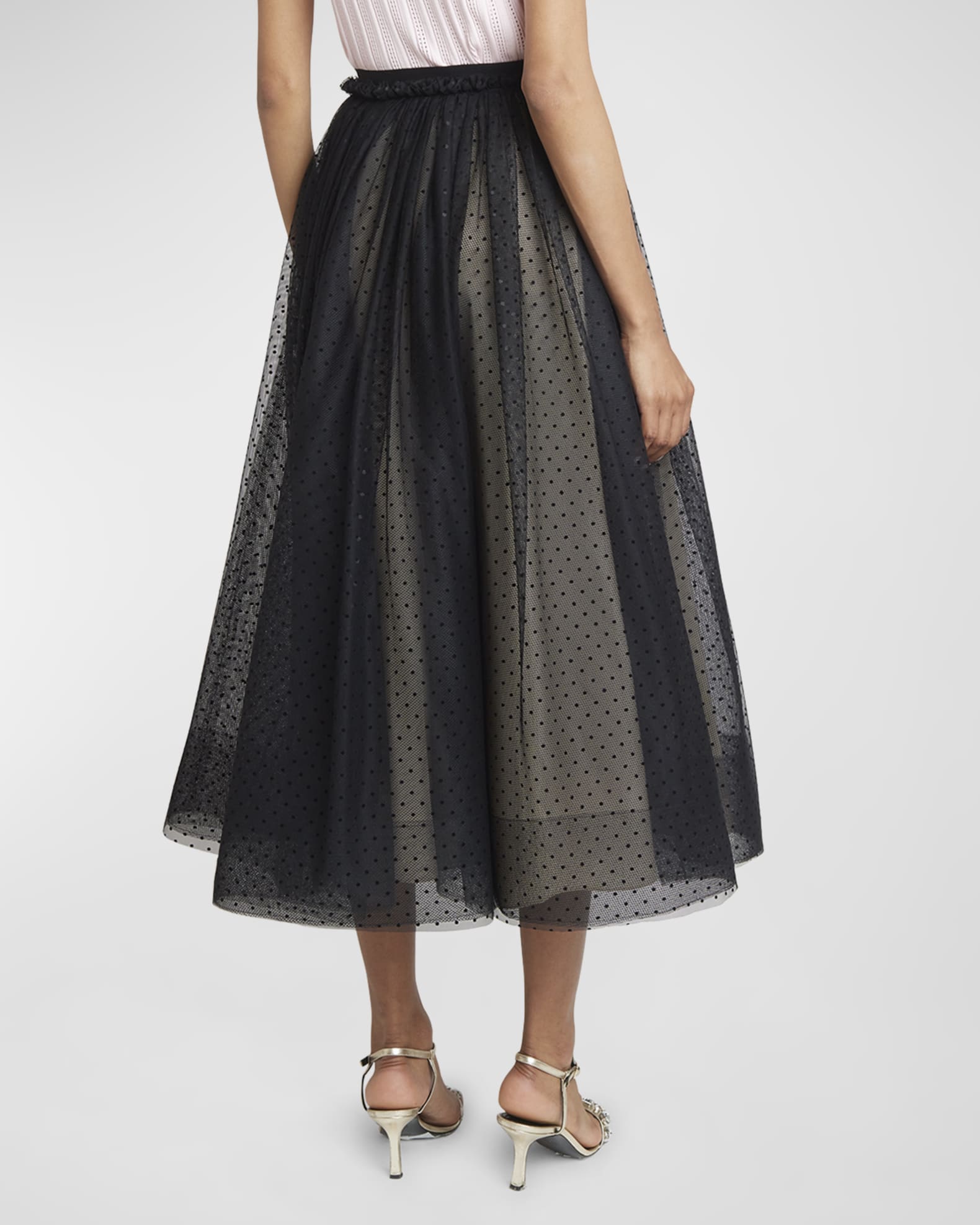 Tulle full sales midi skirt