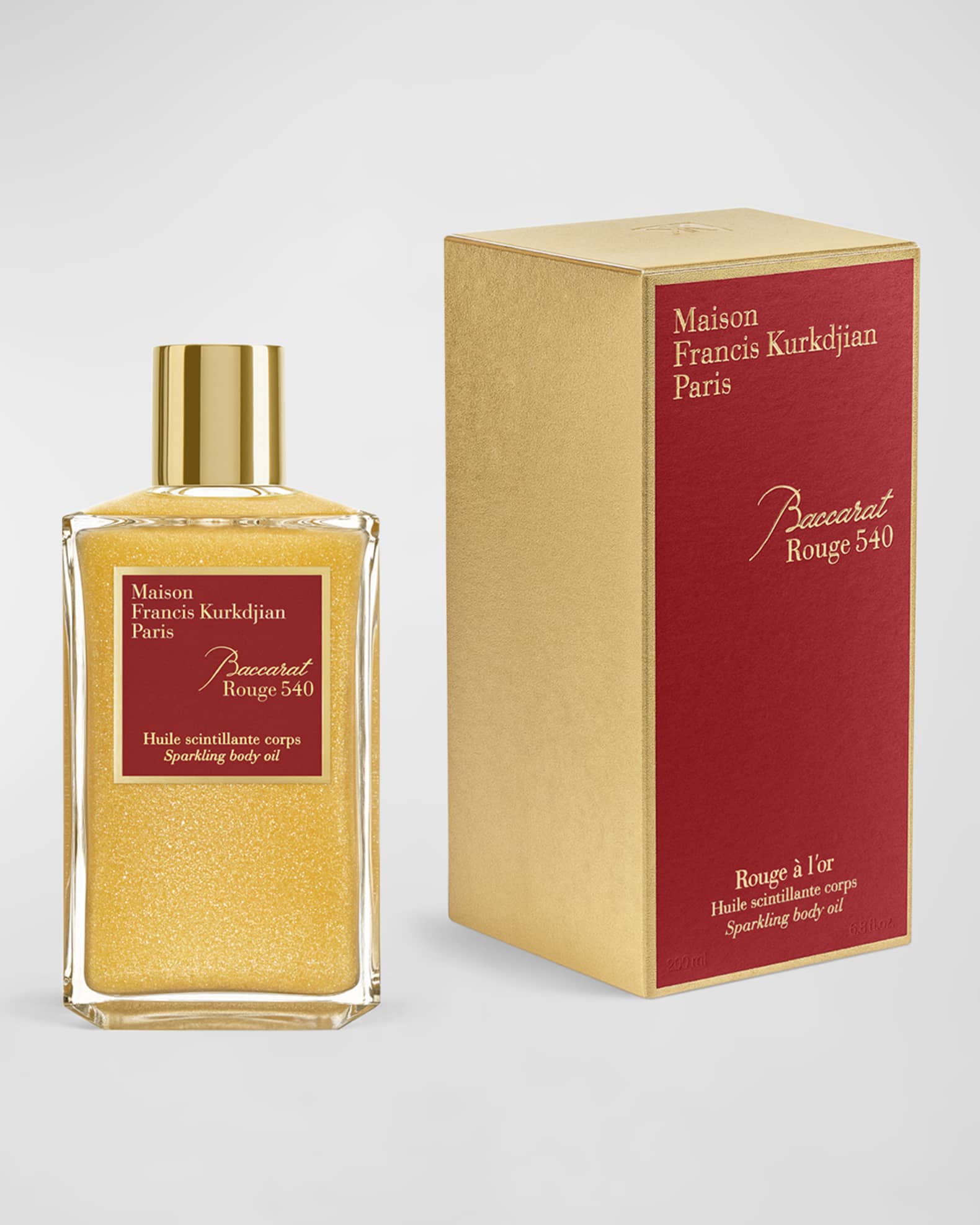 Maison Francis Kurkdjian Baccarat Rouge 540 Scented Sparkling Body Oil