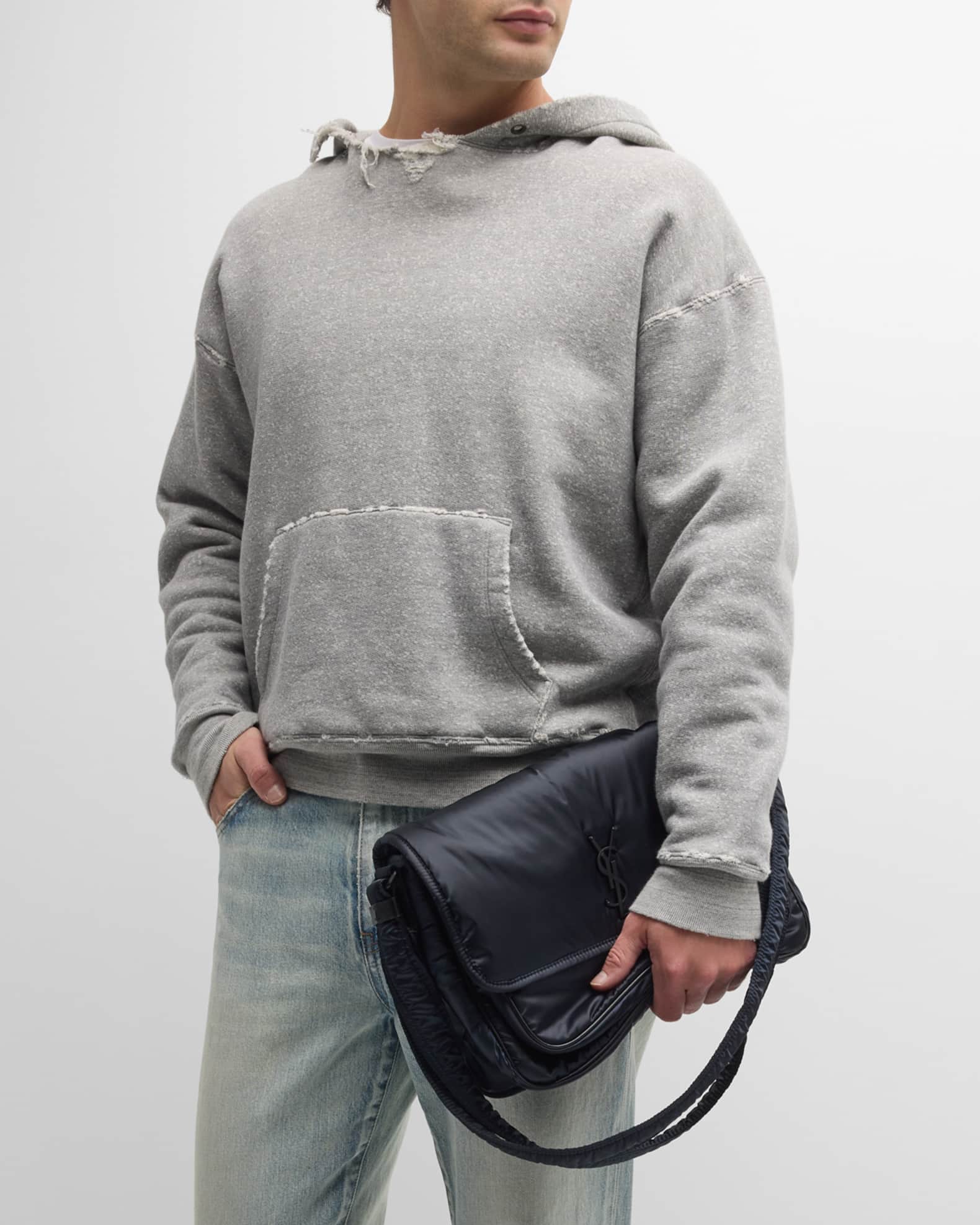 【23AW NEW】SAINT LAURENT_men / Niki ナイロン カメラバッグ Saint Laurent Men's Niki Nylon Camera Bag | Neiman Marcus