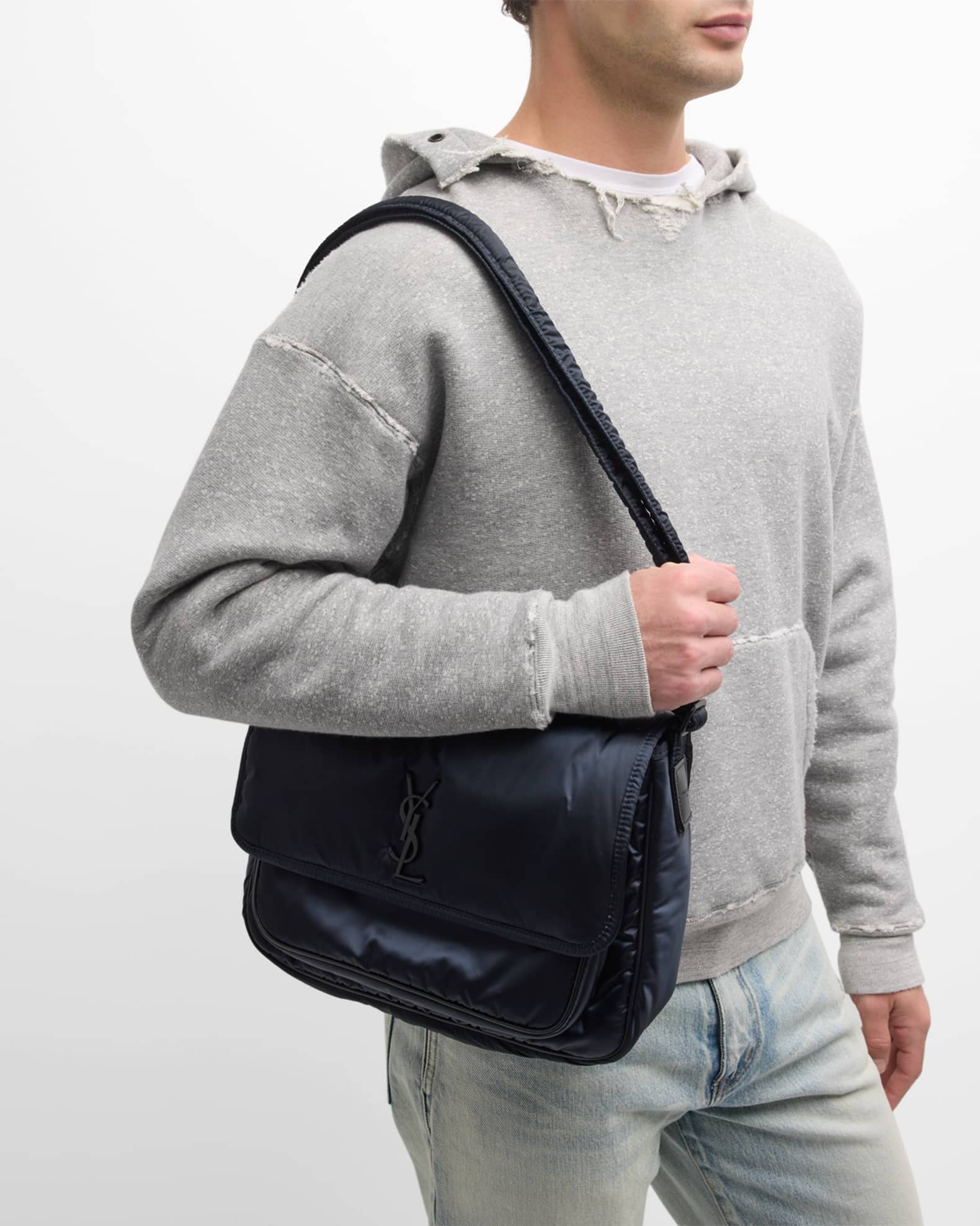 【23AW NEW】SAINT LAURENT_men / Niki ナイロン カメラバッグ 23AW NEW】SAINT LAURENT_men / Niki ナイロン カメラバッグ