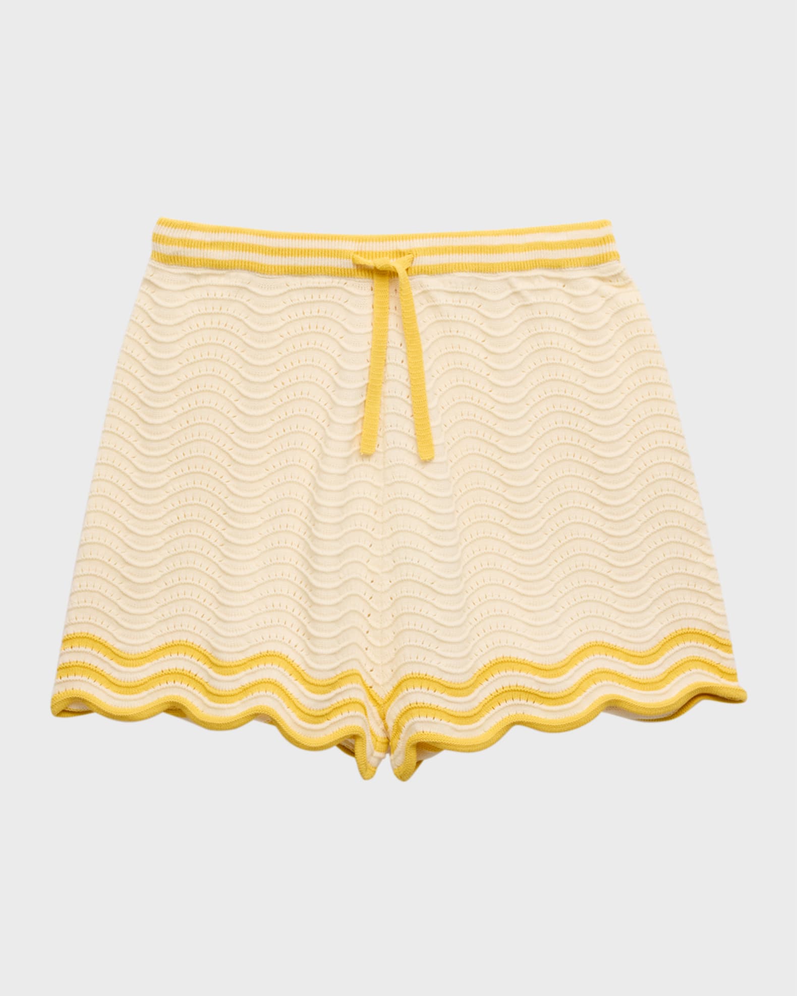 Zimmermann Girl's Alight Textured Knit Shorts, Size 2-12