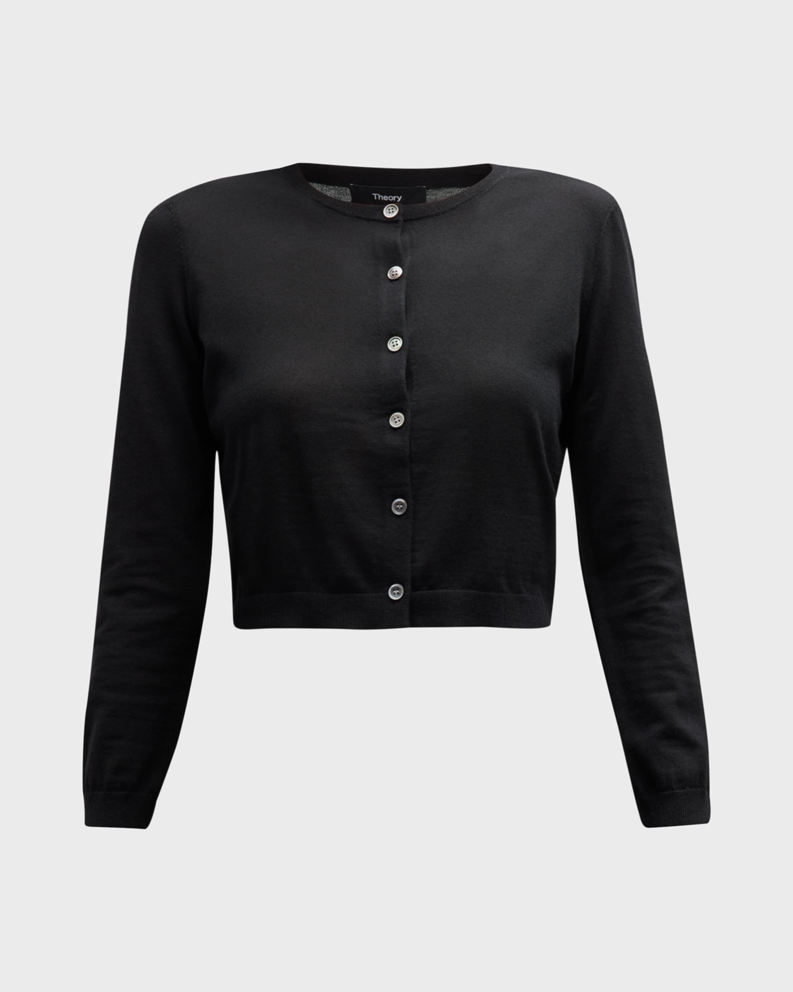 Theory 2025 cropped cardigan