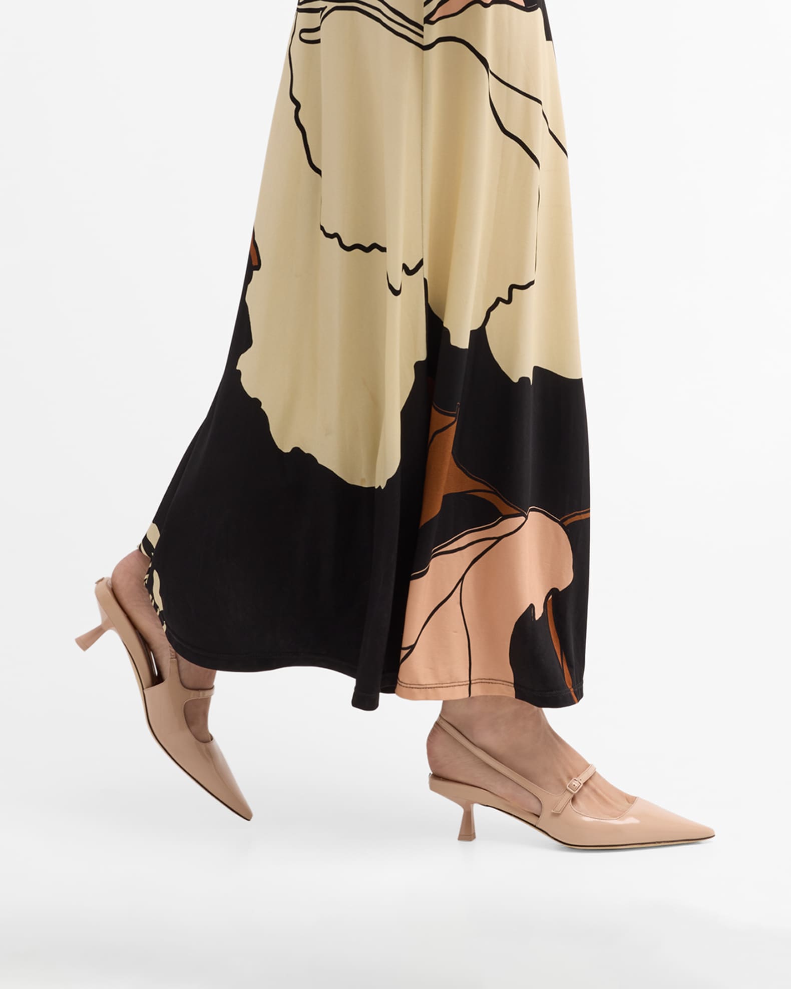 Jimmy Choo Didi Leather Mary Jane Slingback Pumps | Neiman