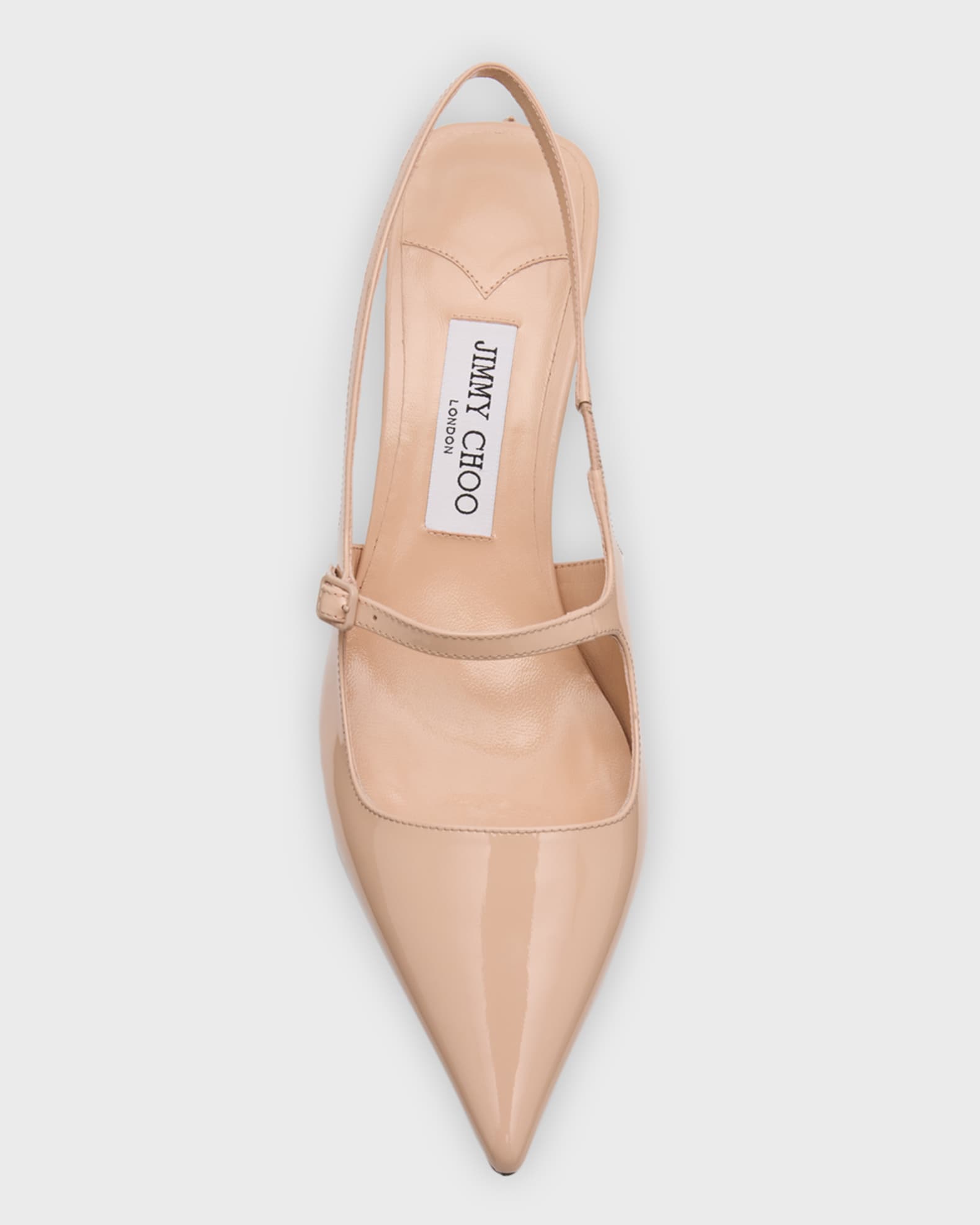 ◆正規品・新品◆Jimmy Choo 'didi' Brown Slingback Pumps Jimmy Choo Didi Patent Mary Jane Slingback Pumps | Neiman Marcus