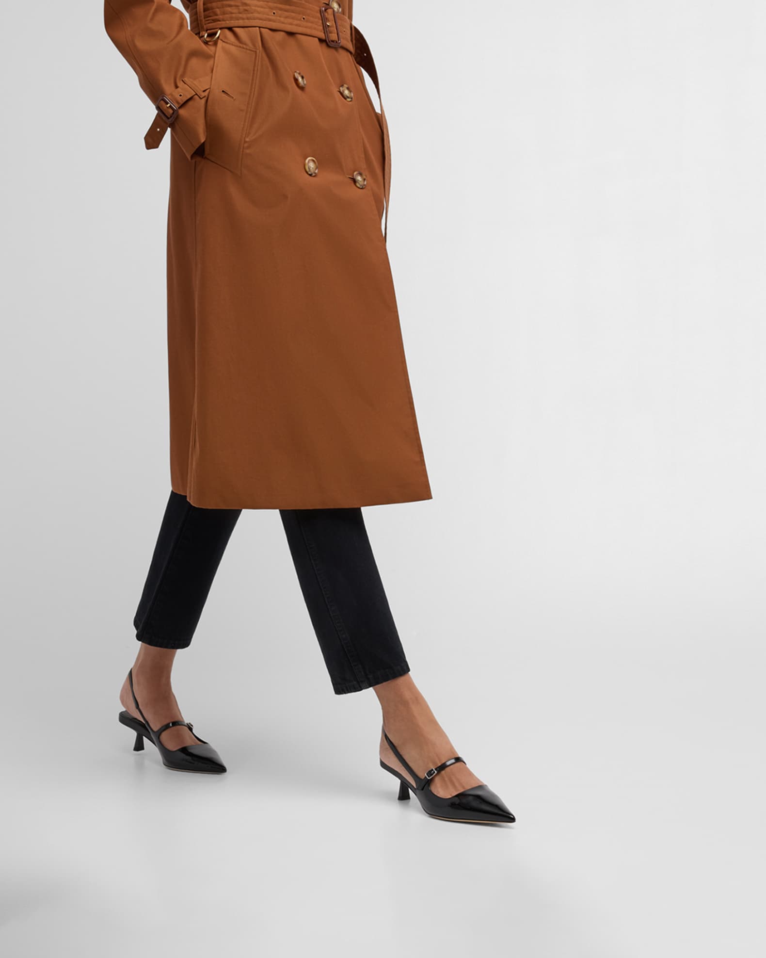 Didi Patent Mary Jane Slingback Pumps 1