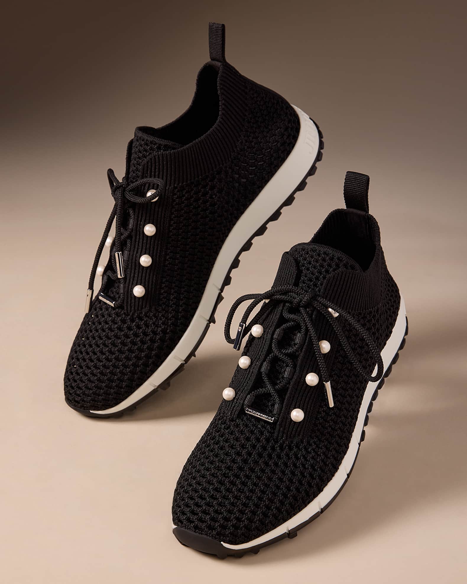 【Jimmy Choo】'Veles' sneakers ブラック Jimmy Choo Veles Sneakers | Black | FARFETCH