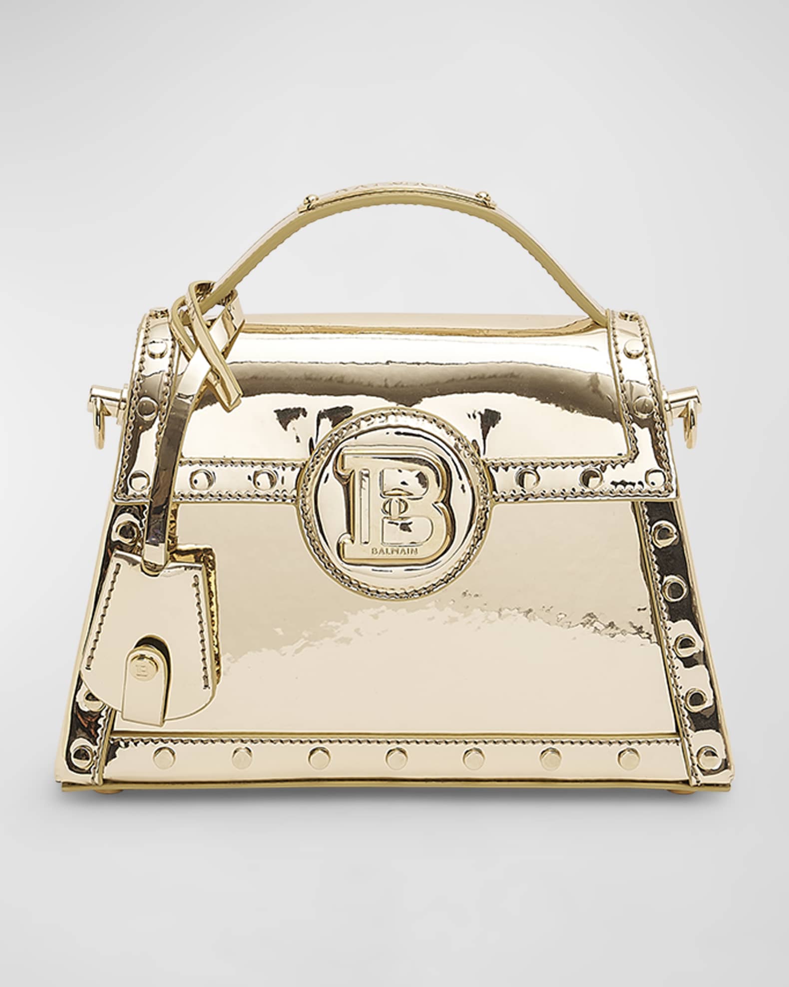 Louis Vuitton Petite Malle V Mother Of Pearl And Leather Top-handle Bag in  Metallic