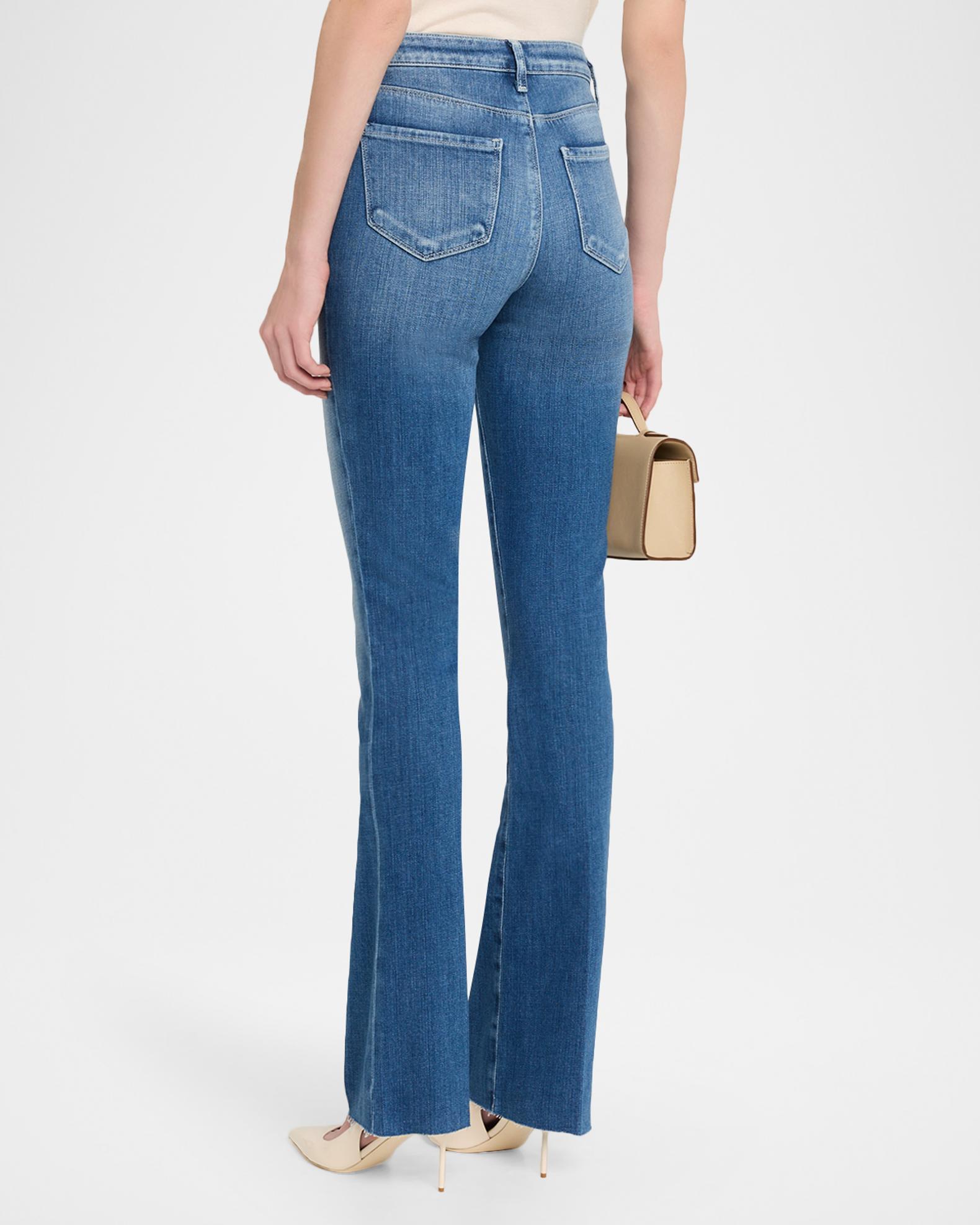 L'AGENCE Ruth High Rise Straight Jeans | Neiman Marcus