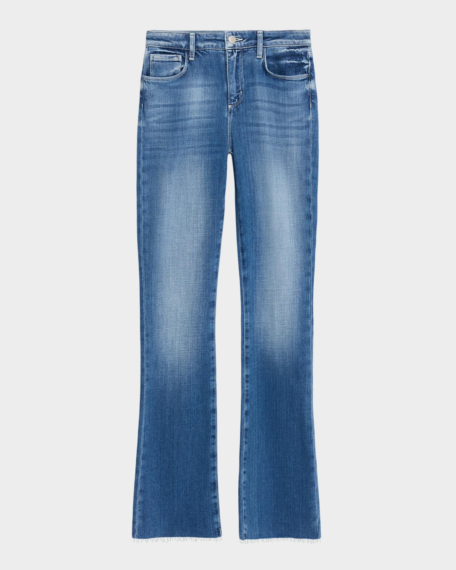 L'AGENCE Ruth High Rise Straight Jeans | Neiman Marcus