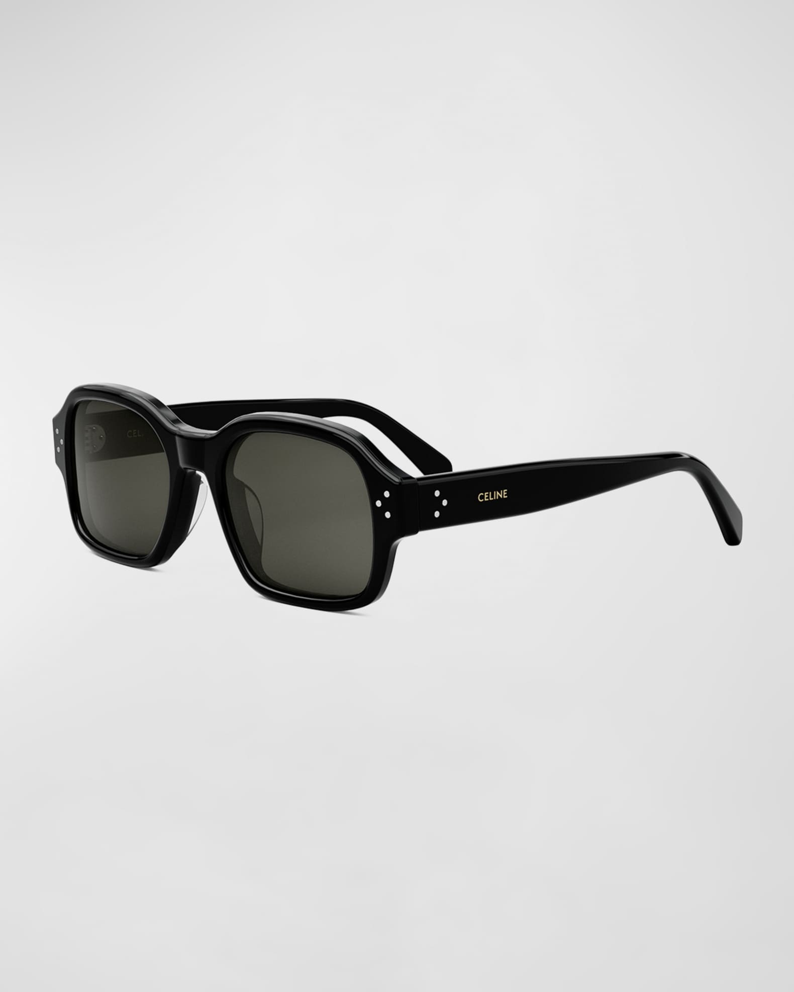 Celine Bold 3 Dots Square Acetate Sunglasses