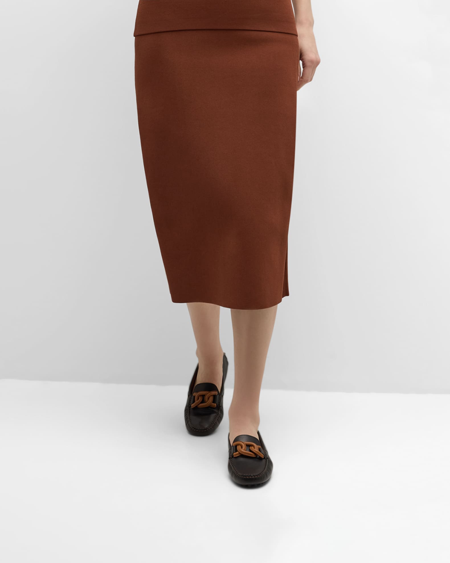 Gommini Bicolor Chain Driver Penny Loafers 1