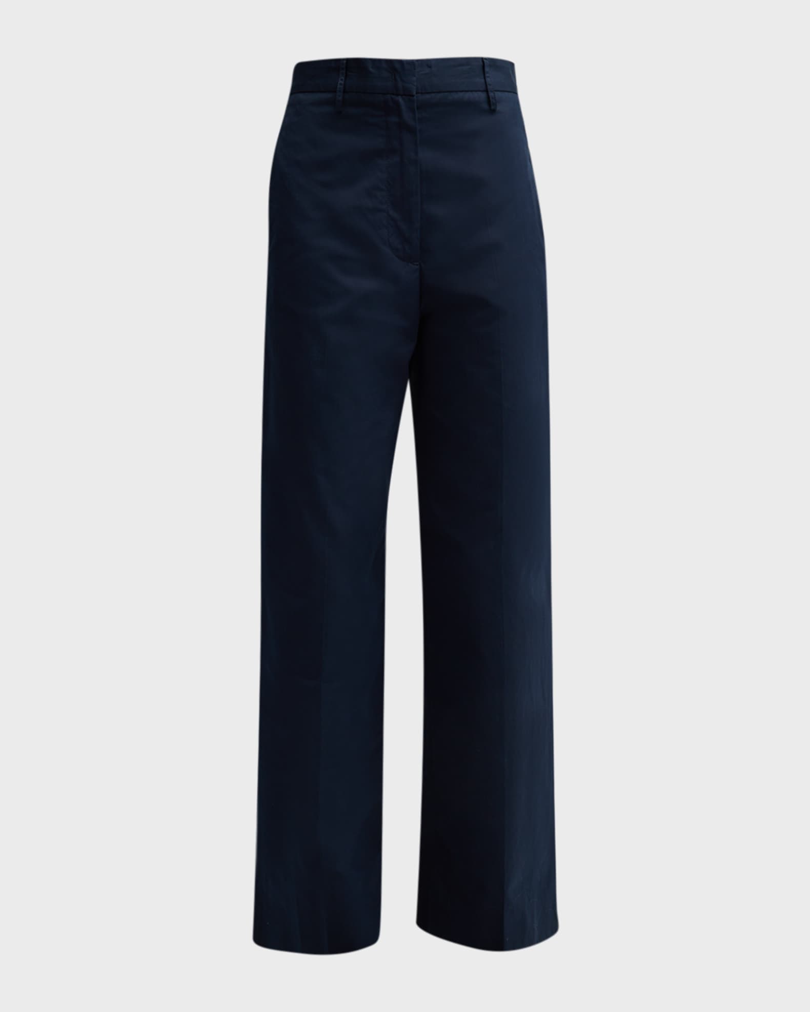 FABIANA FILIPPI Straight-Leg Cotton Poplin Trousers