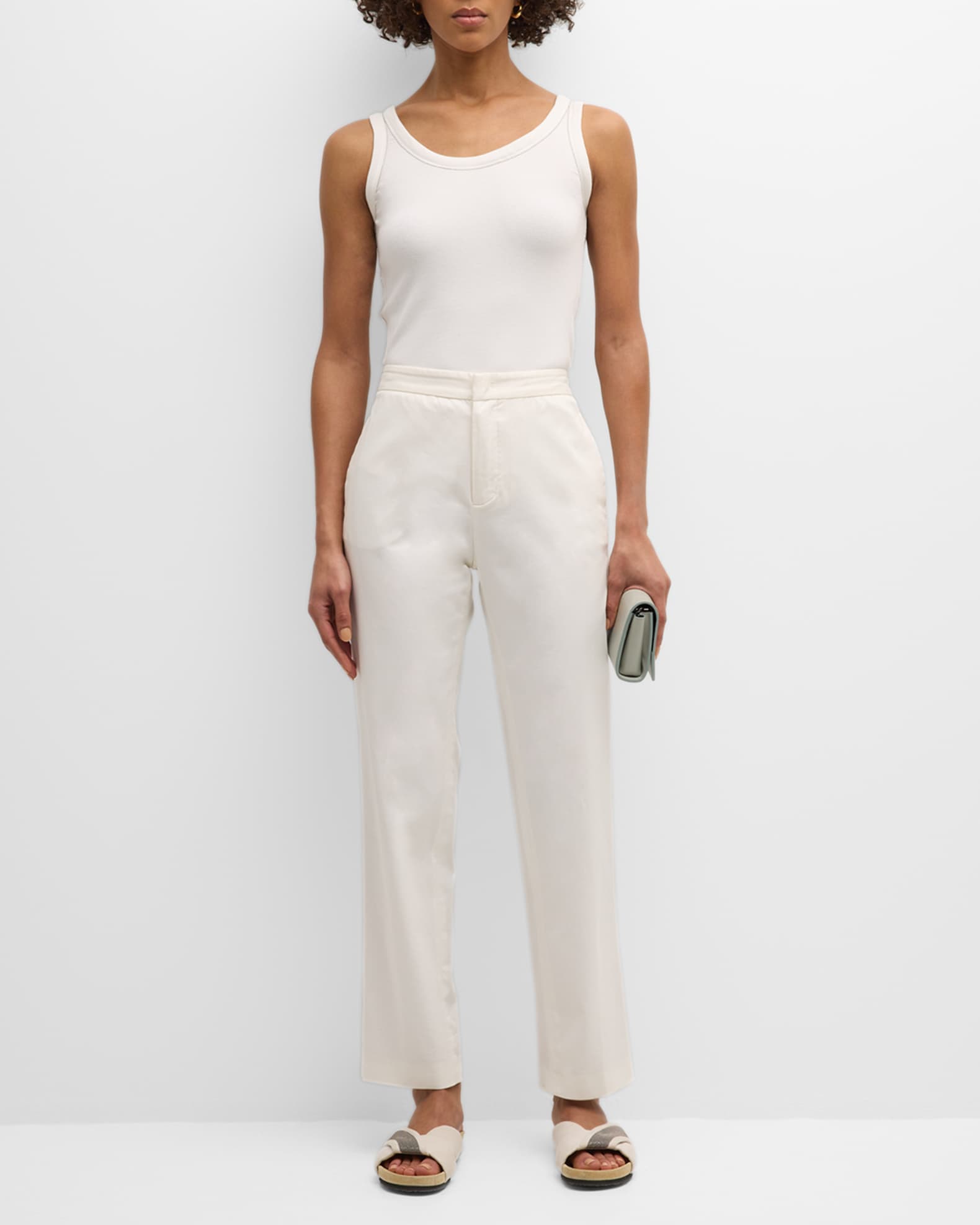 Fabiana Filippi Women's Neck Top Beige