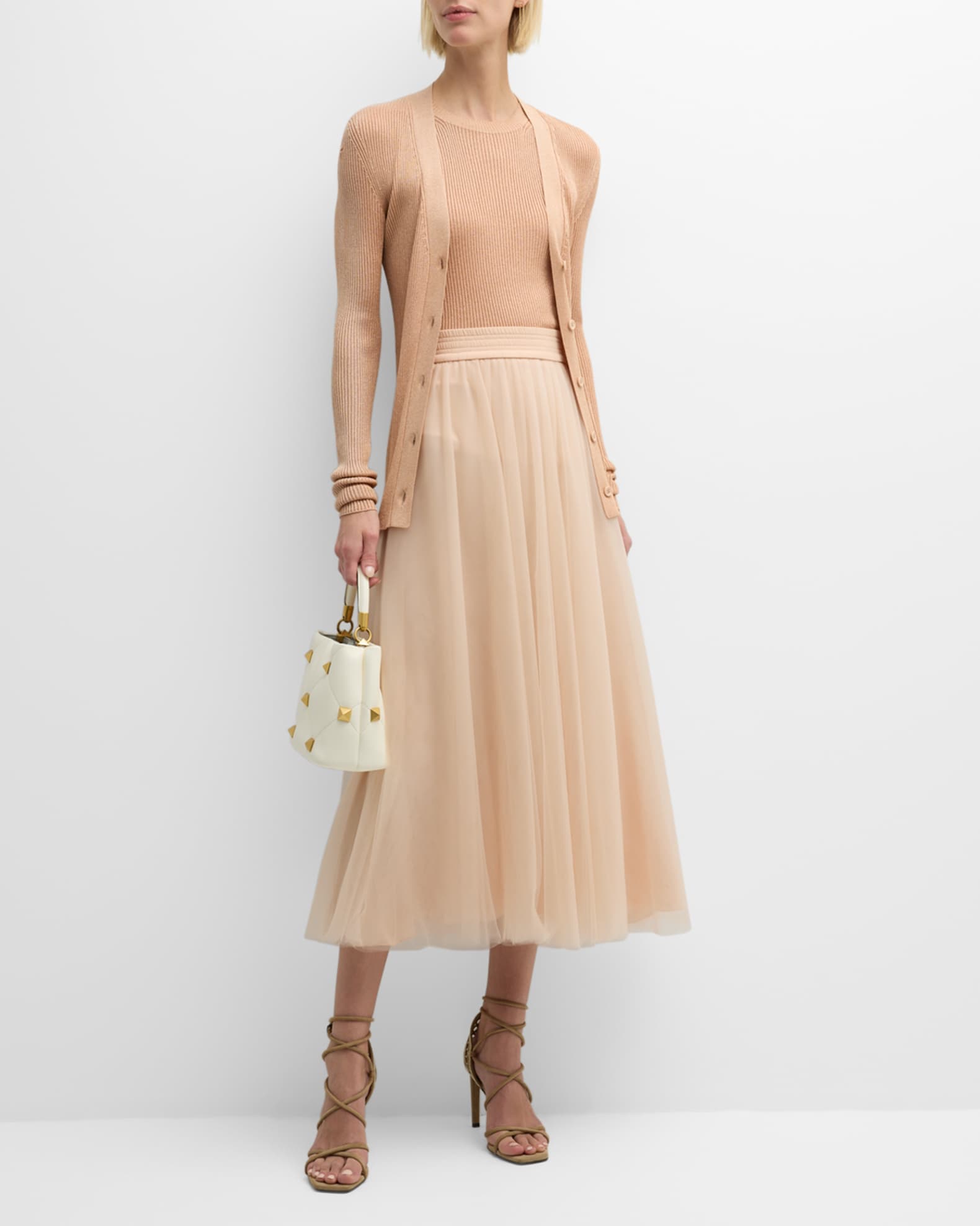 Mala Fiamma Fil-Coupé Midi Skirt