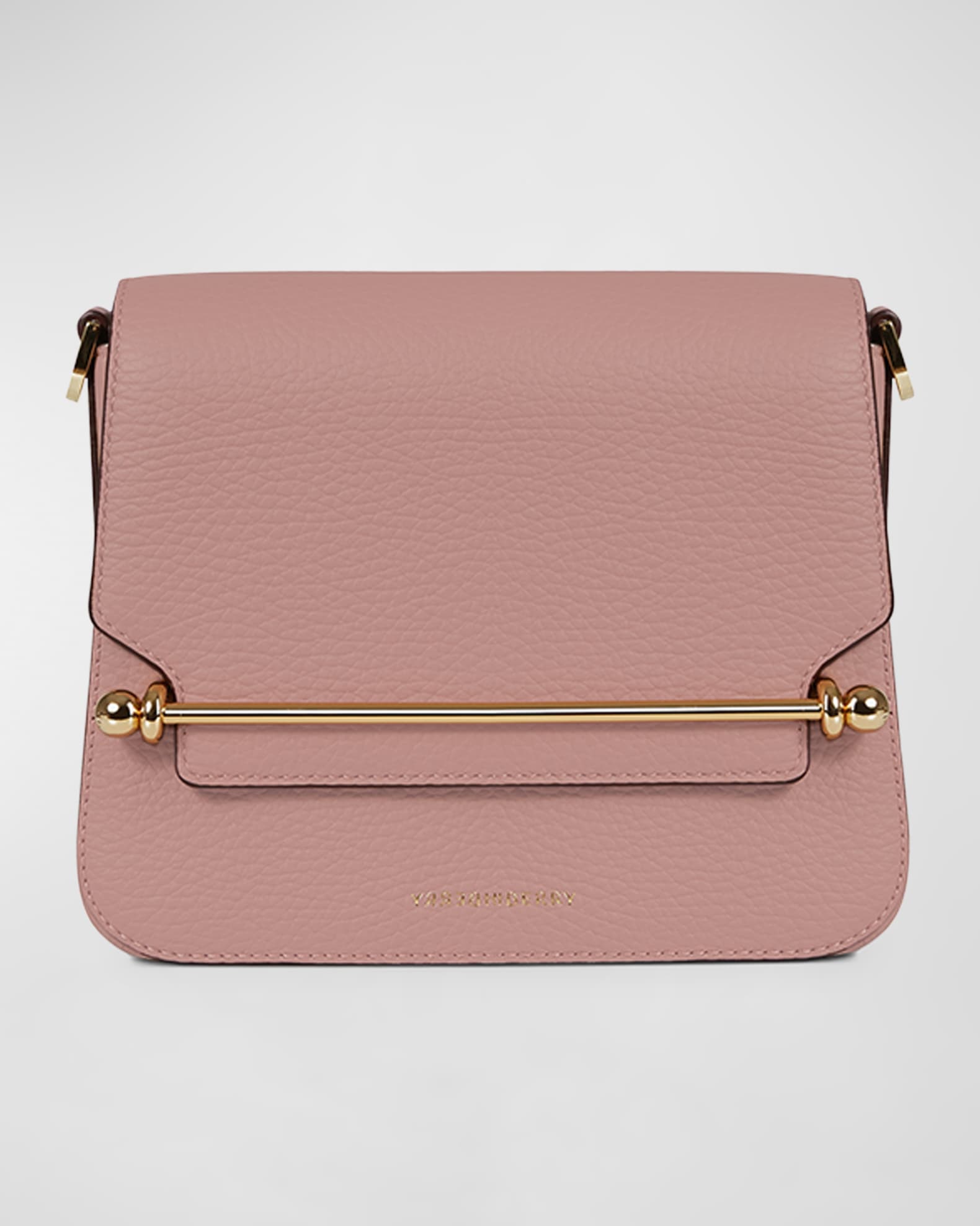 Strathberry - Ace Mini - Crossbody Leather Mini Handbag - Pink for