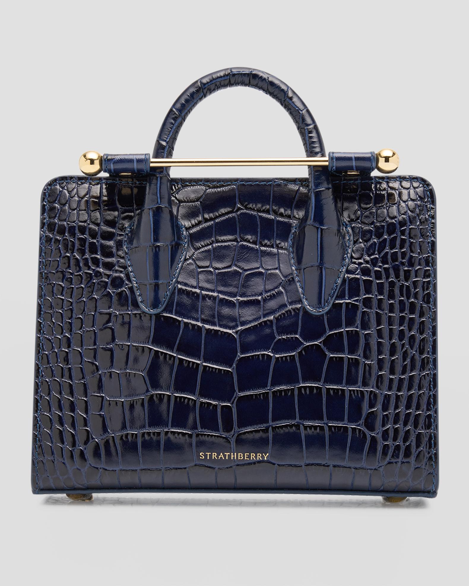 STRATHBERRY Nano Croc-Embossed Tote Bag | Neiman Marcus