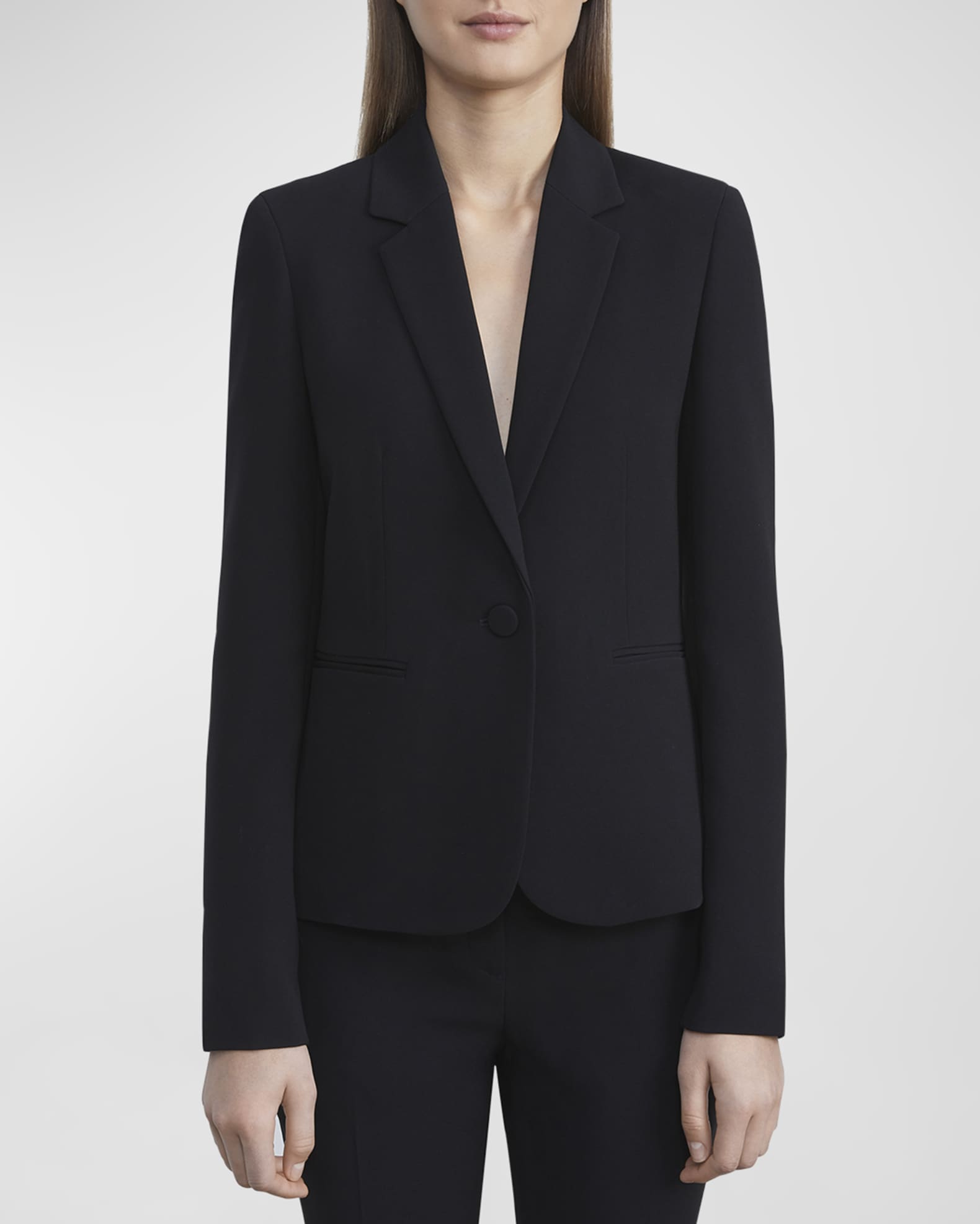Plus Size Eastman Single Button Jacket