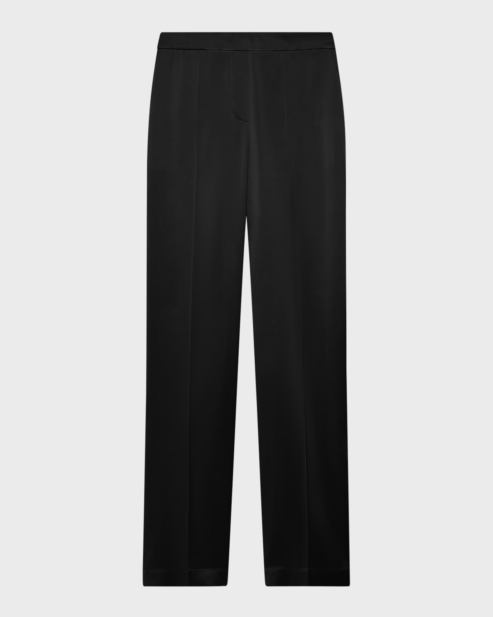 Joseph Tova Straight-Leg Silk Satin Pants