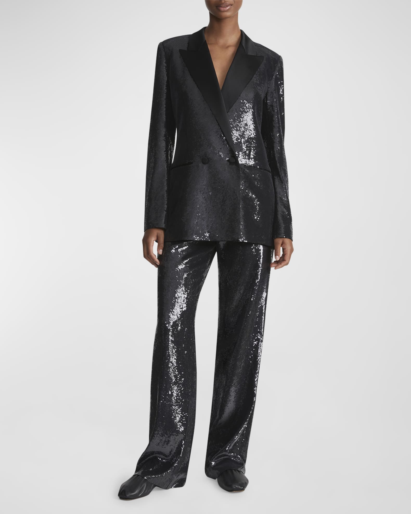 Sequin Tuxedo Suit Neiman Marcus