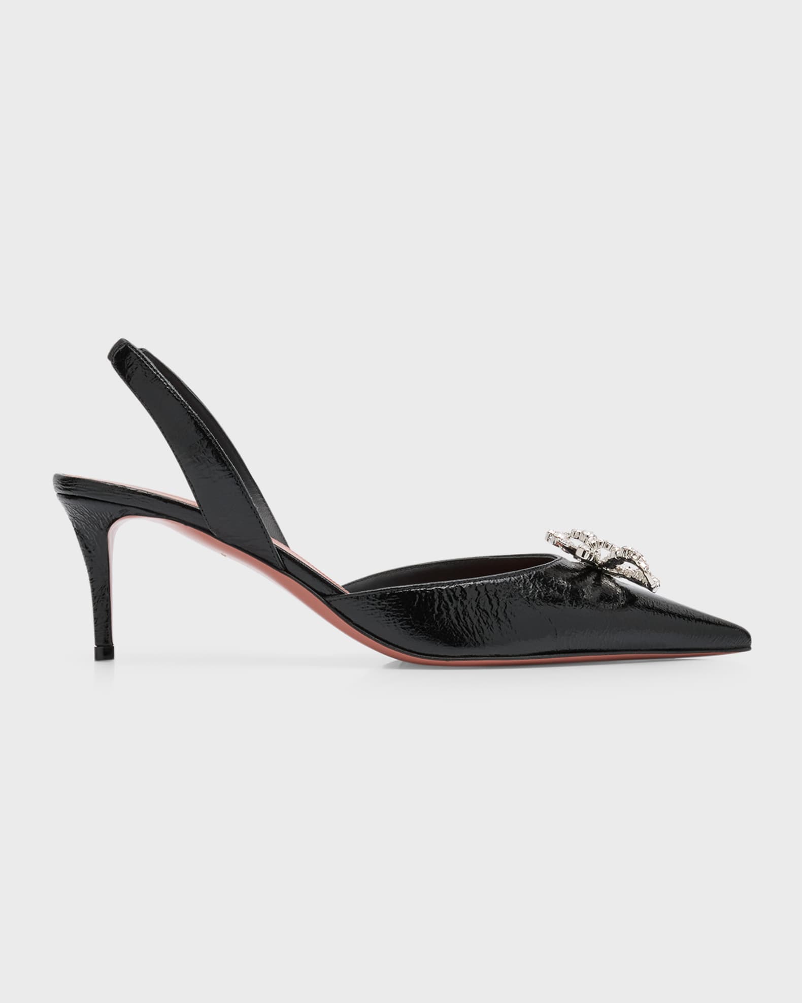 Rosie Crystal Bow Slingback Pumps 0
