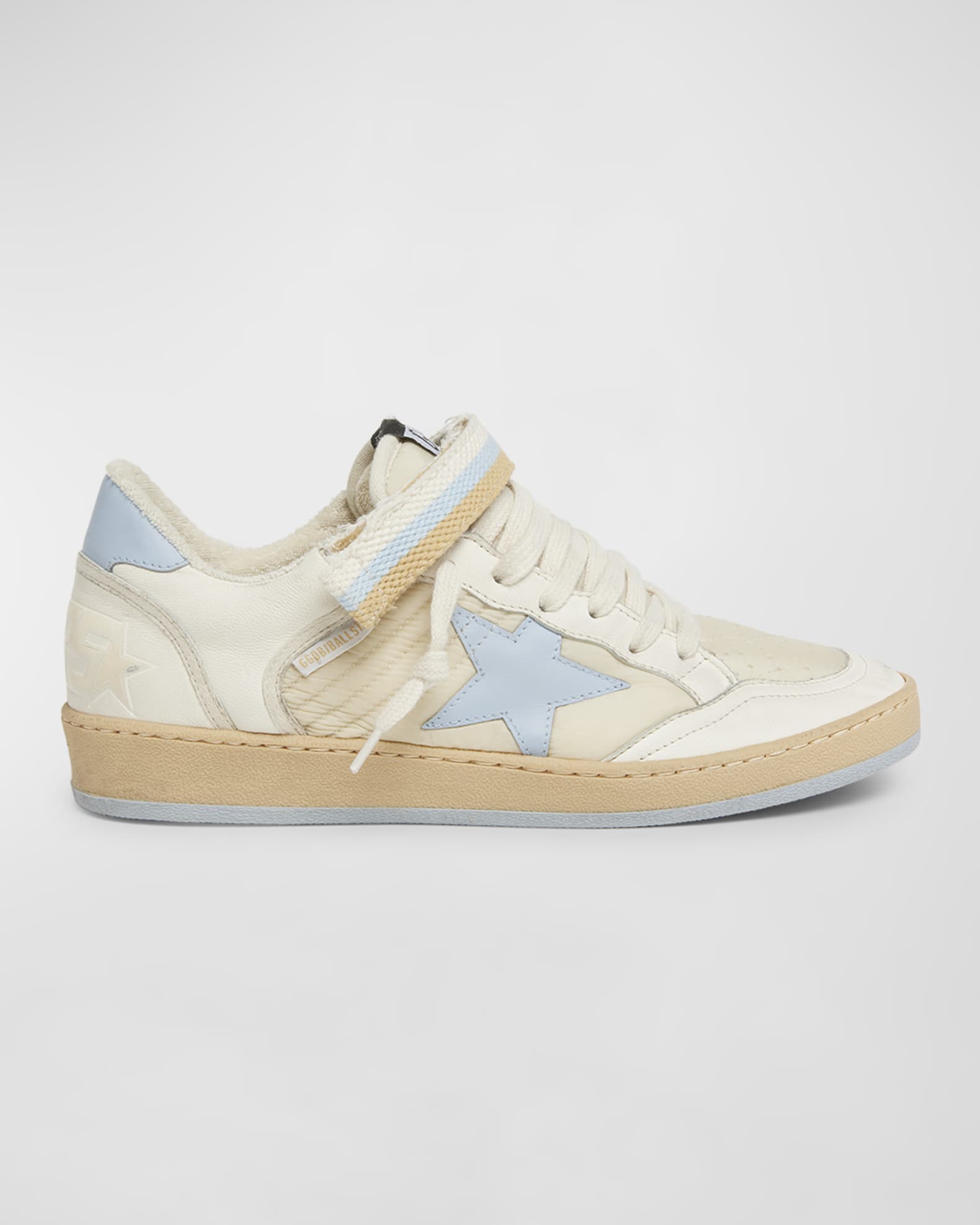 Golden Goose Ball Star Double-Quarter Nylon Sneakers