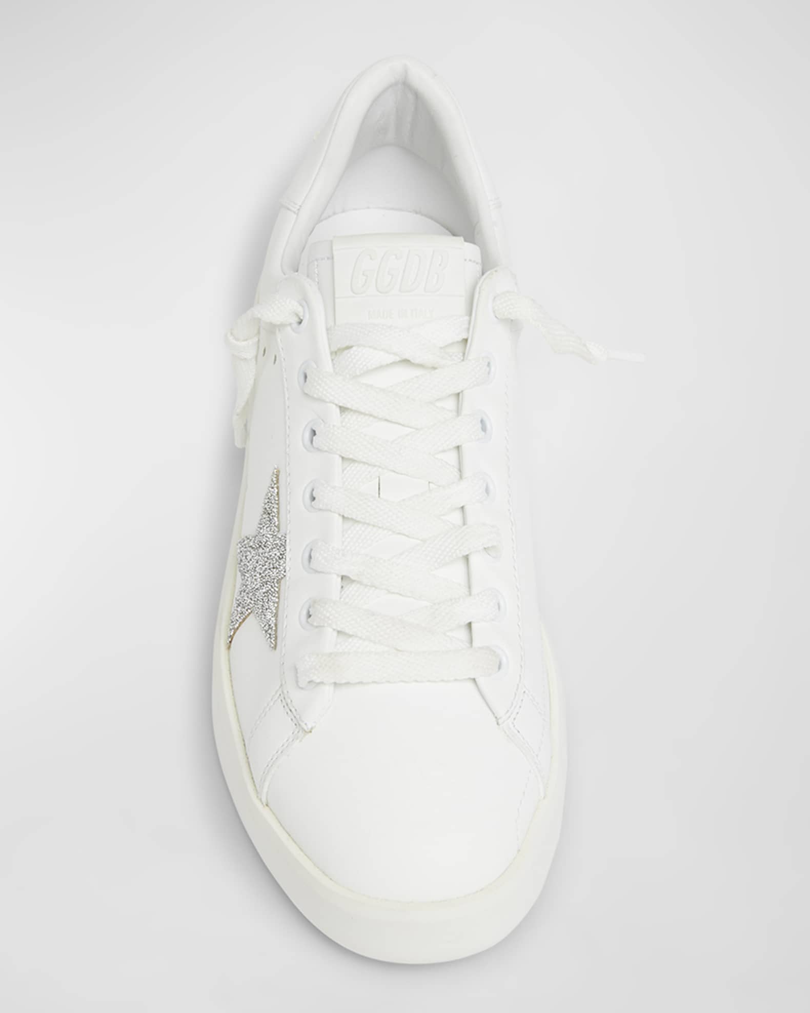 Golden Goose Pure Star Leather LowTop Sneakers Neiman Marcus