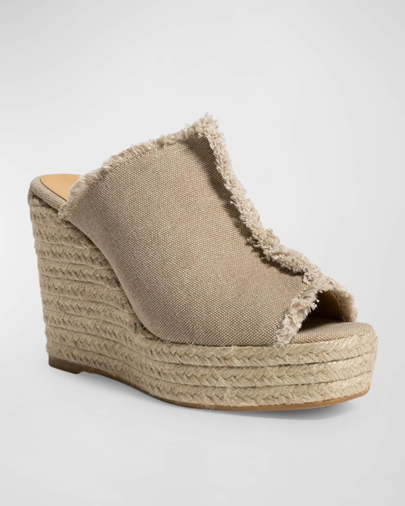 frayed espadrilles