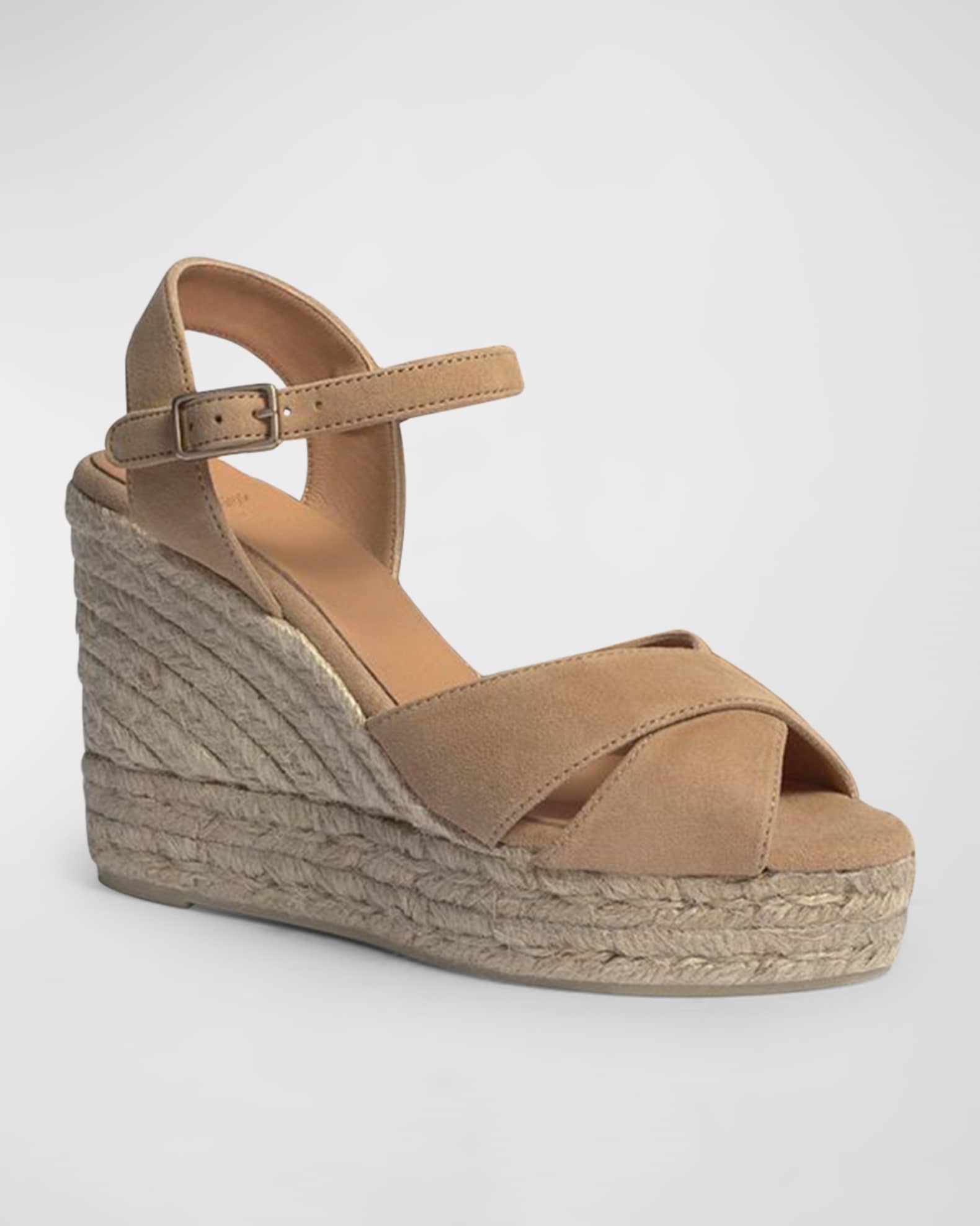 Blaudell Canvas Wedge Espadrille Sandals | Neiman Marcus