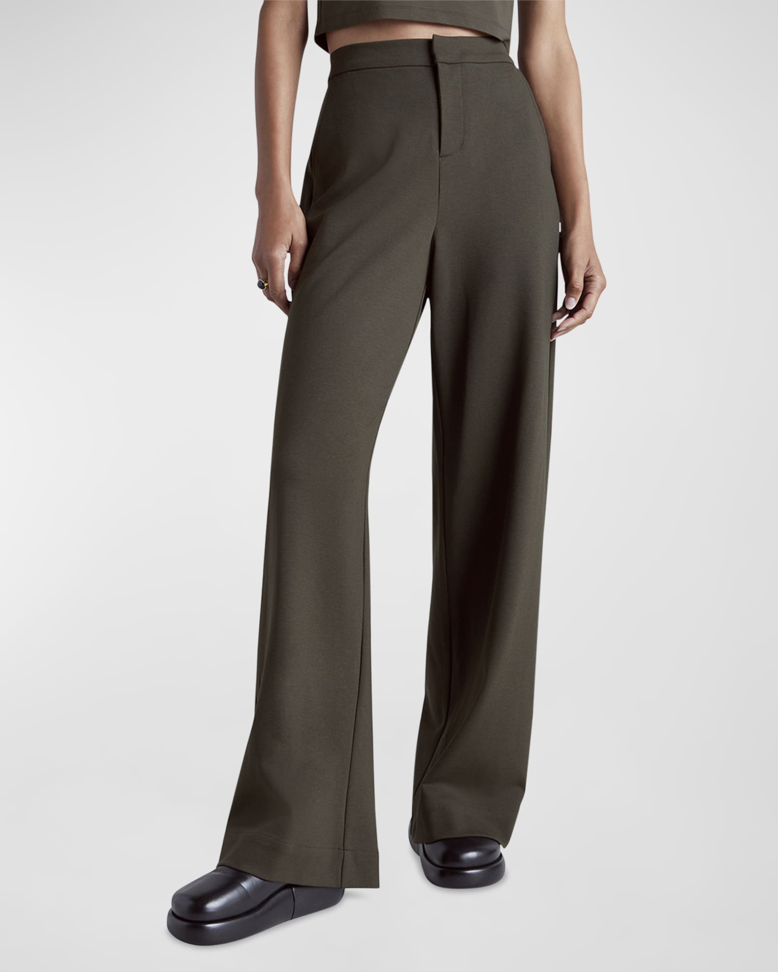 Rio II High-Waist Straight-Leg Pants