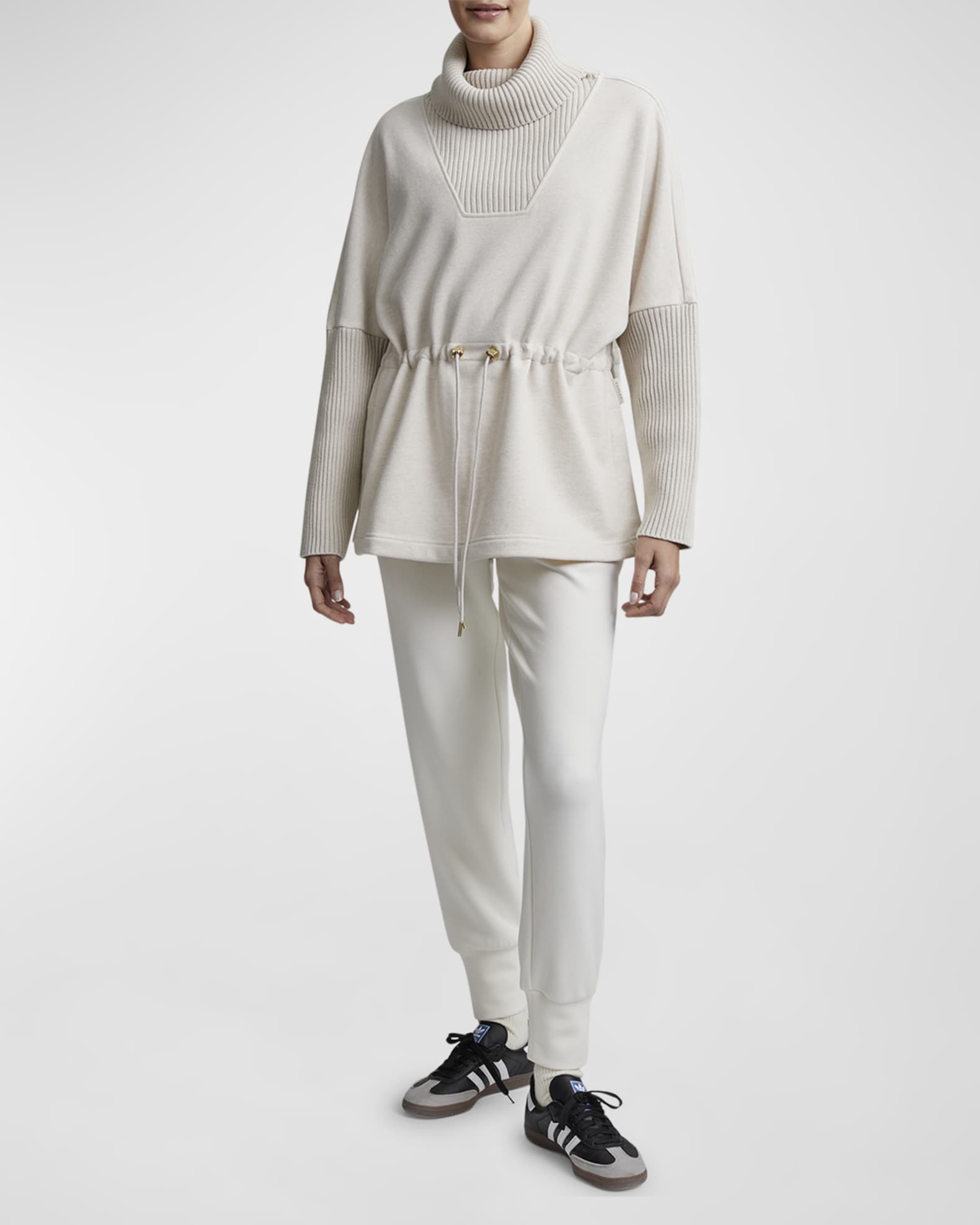 Varley Cavello Longline Turtleneck Sweater | Neiman Marcus