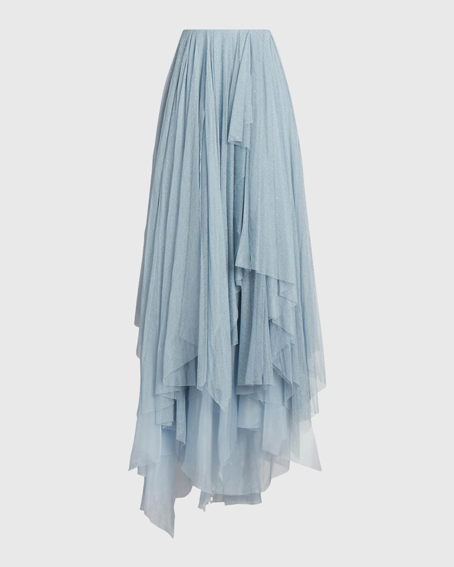 Tulle maxi skirt blue online