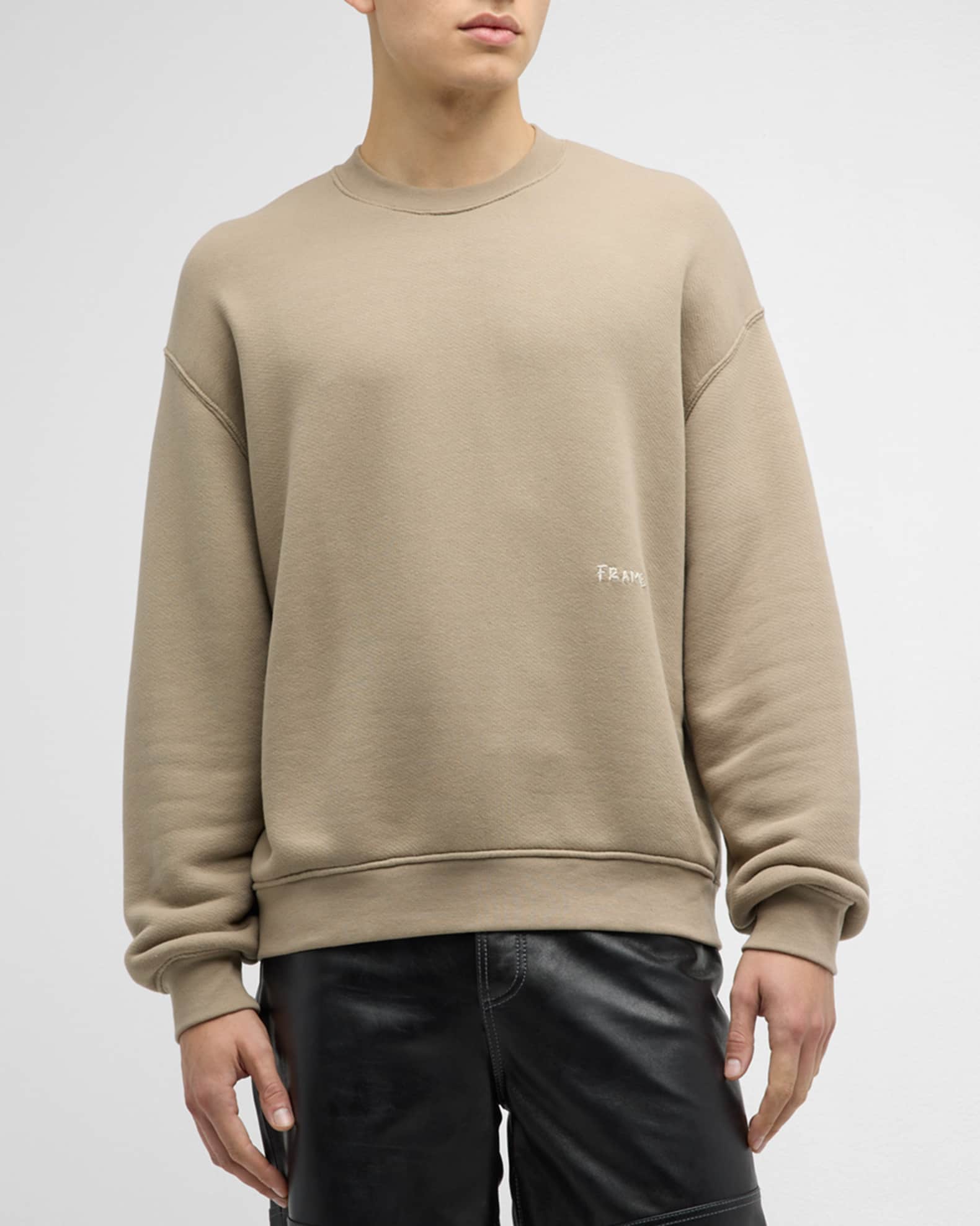 Washed crew sweatshirt best sale
