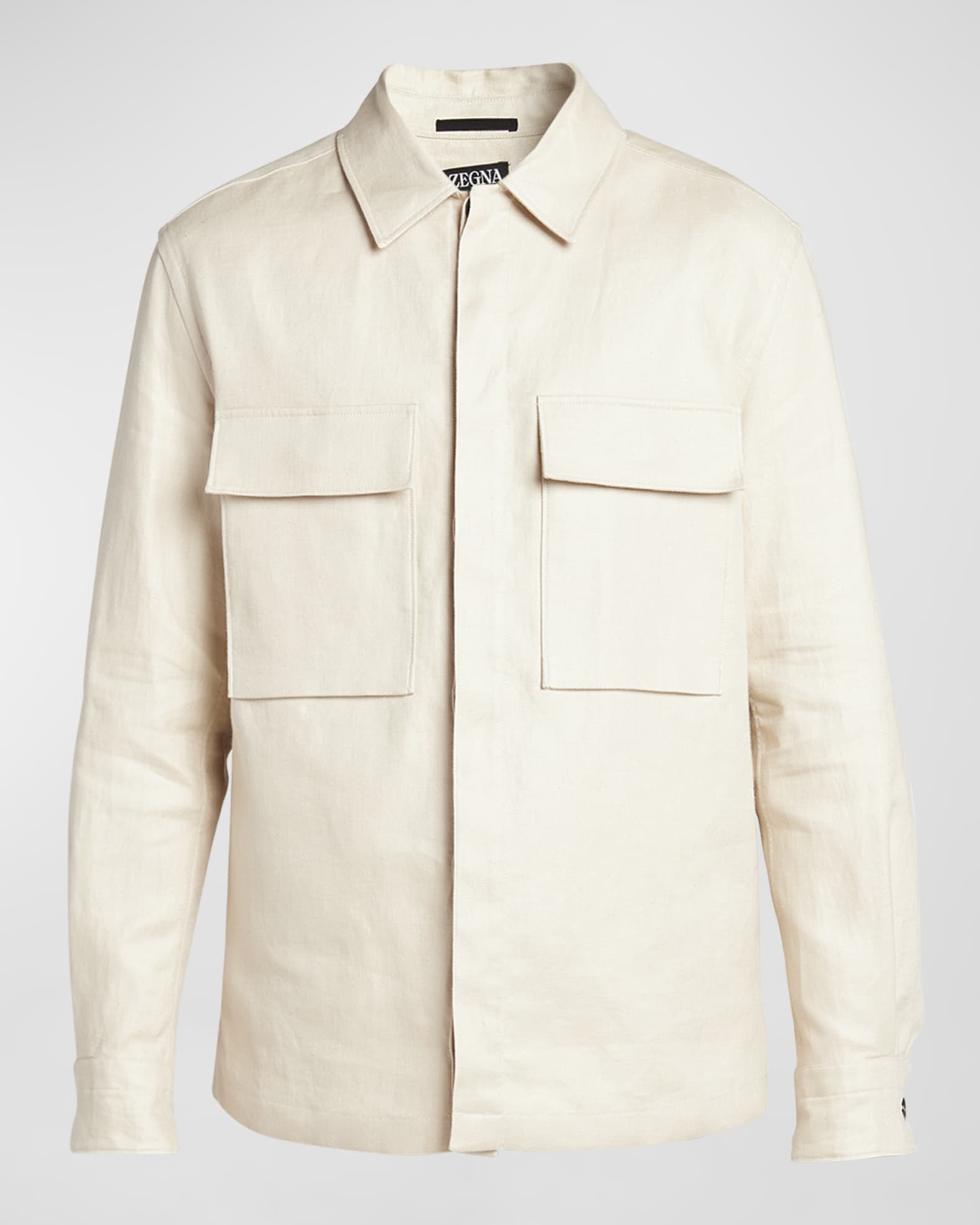 芸能人愛用のおすすめ最新情報 ZEGNA Men's Oasi Linen Overshirt | Neiman Marcus トップス