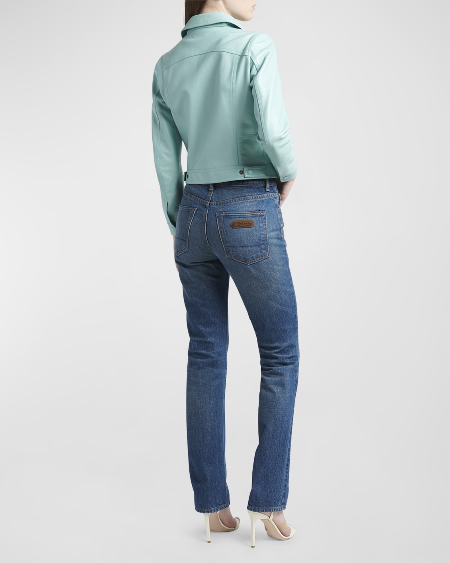 TOM FORD Straight-Leg Denim Jeans | Neiman Marcus