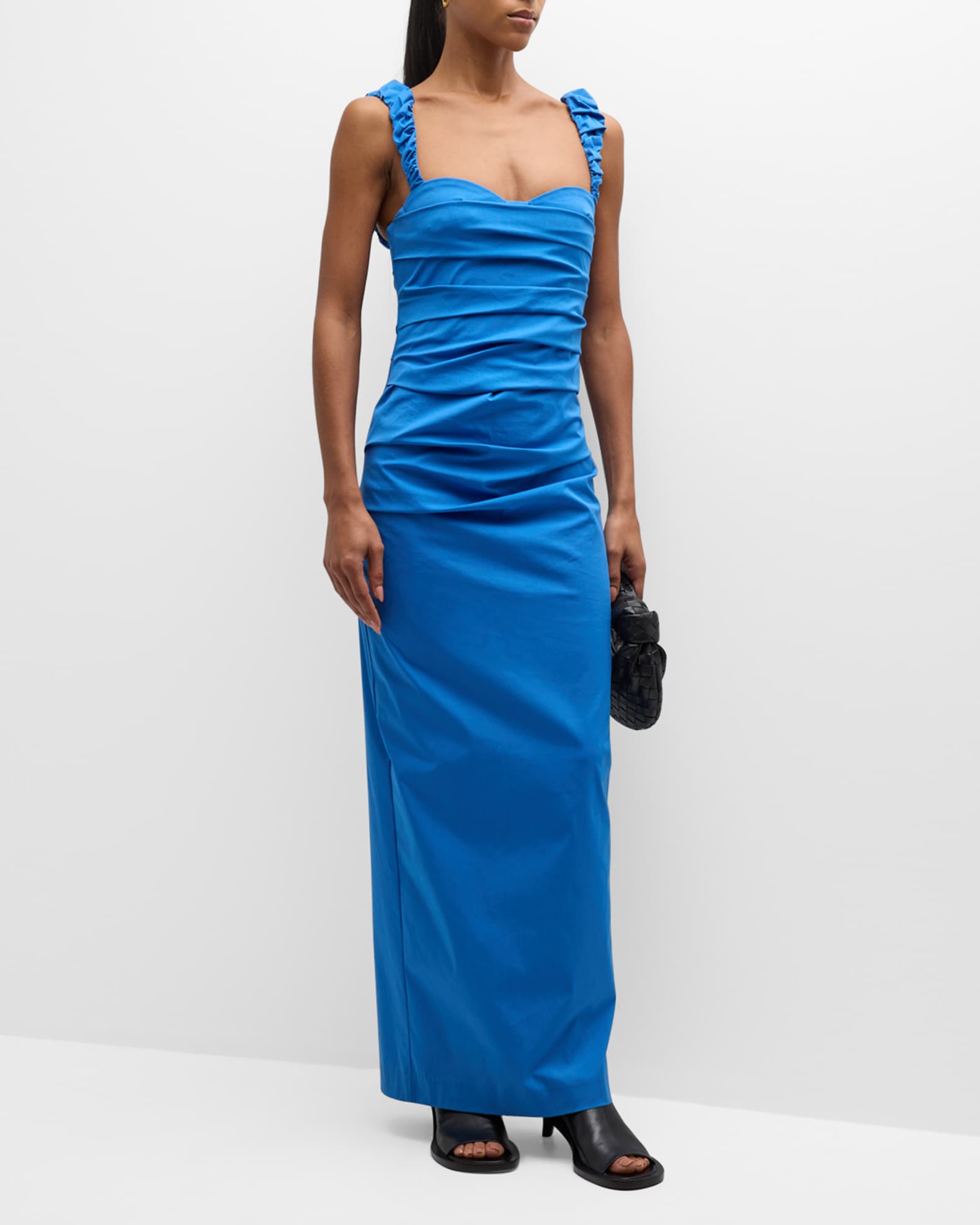 SIR Azul Gathered Balconette Gown | Neiman Marcus